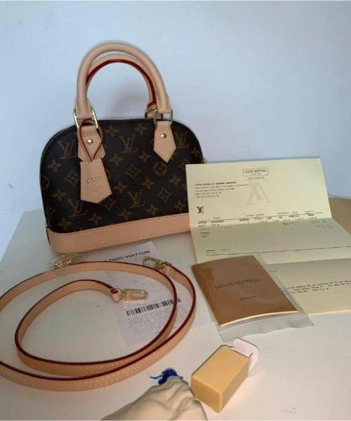 Authentic Louis Vuitton Alma BB Handbag - Monogram Canvas Crossbody Bag for Women | Perfect for Everyday Use, Travel & Special Occasions