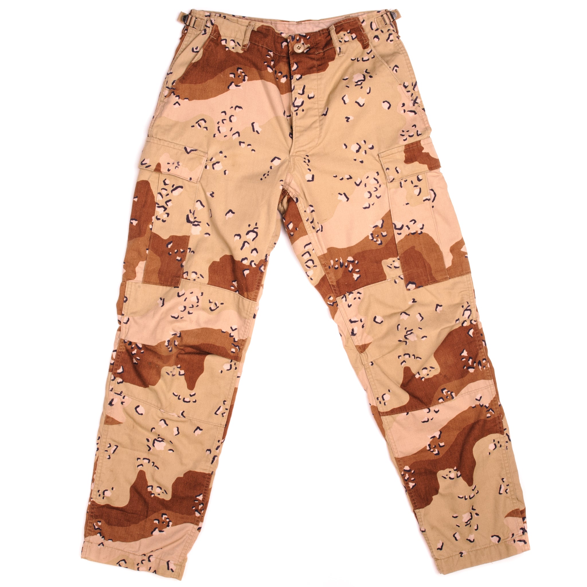 Vintage US Army Combat Pants - Chocolate Chip Camo 1983, Size W31 L30 - Military Surplus Trousers for Outdoor Adventures, Hiking & Tactical Gear Collection
