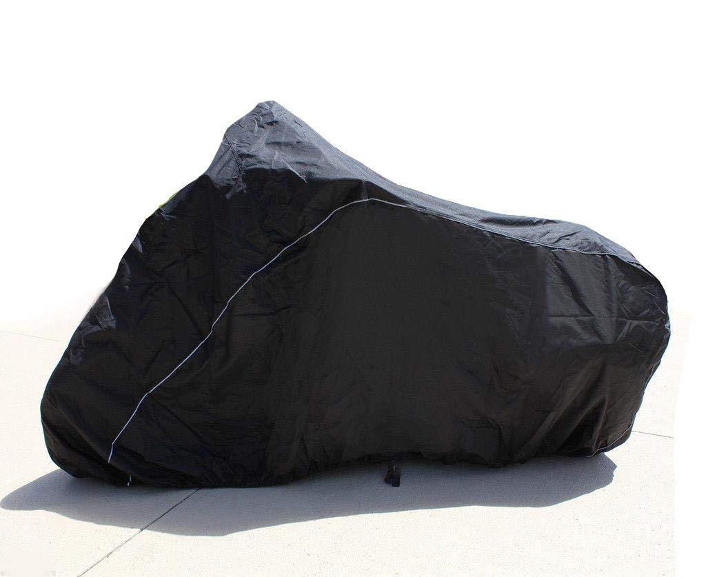 SBU Motorcycle Cover for Victory Judge 2013 - Heavy Duty UV Protection, Waterproof & Breathable Chopper Bike Tarp - Portable Vehicle Storage Cover for Outdoor Parking, Travel & Long-Term Protection