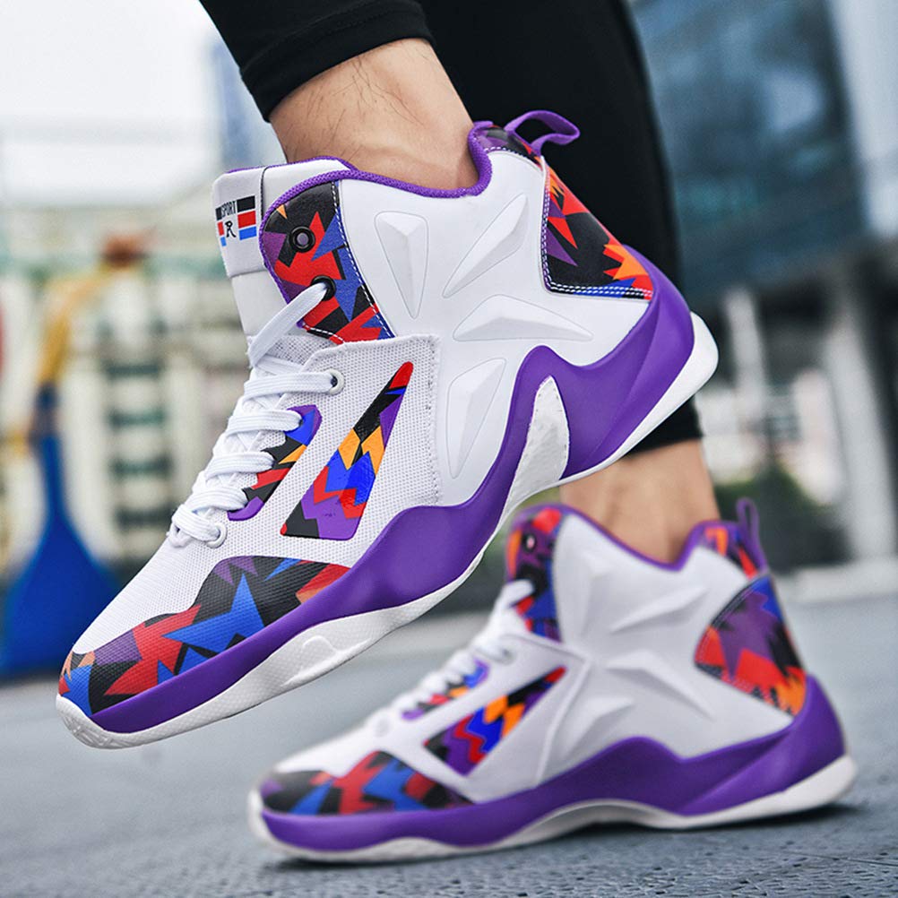 WILTENA Women's & Men's Non-Slip Basketball Shoes - Breathable Streetball Sneakers for Gym, Fitness & Outdoor Workouts | Perfect for Basketball Courts, Street Sports & Training Sessions