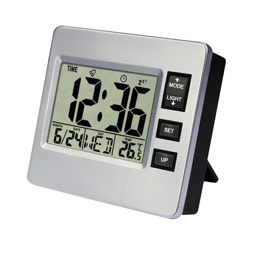 Digital LCD Wall Mount & Desk Calendar Clock - Large Display for Home, Office, Kitchen & Bedroom | Perfect for Scheduling, Time Management & Organization