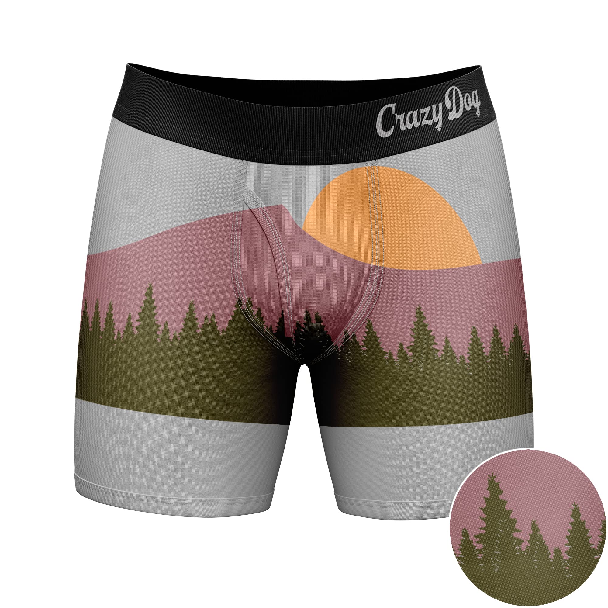Funny Bear Cheeks Boxer Briefs for Men - Crazy Dog T-Shirts Sarcastic Novelty Underwear with Hilarious Sayings | Perfect for Gag Gifts, Bachelor Parties & Everyday Wear