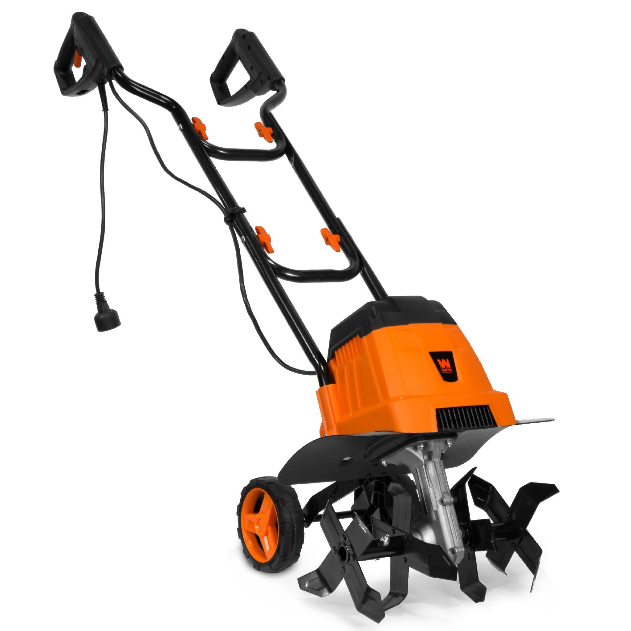 WEN TC0714 7 Amp 14.2 Inch Electric Tiller and Cultivator - Lightweight Garden Soil Cultivator for Flower Beds, Vegetable Gardens & Landscaping