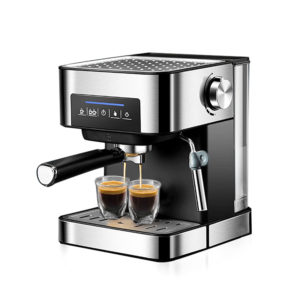 Premium RXF Automatic Coffee Maker with Built-in Burr Grinder & Milk Frother - 1.5L Large Capacity, Programmable Timer, Keep Warm Plate - Perfect for Home, Office & Entertaining (Black)