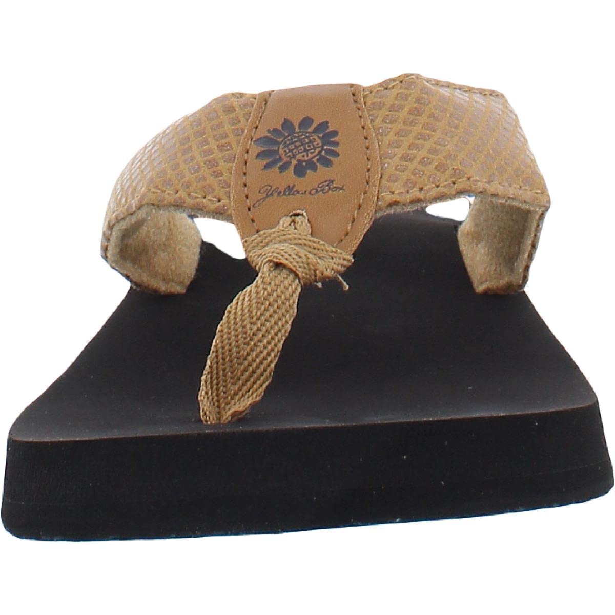 Faya Women's Comfortable Yellow Box Sandals - Stylish Summer Casual Shoes for Beach, Vacation & Everyday Wear
