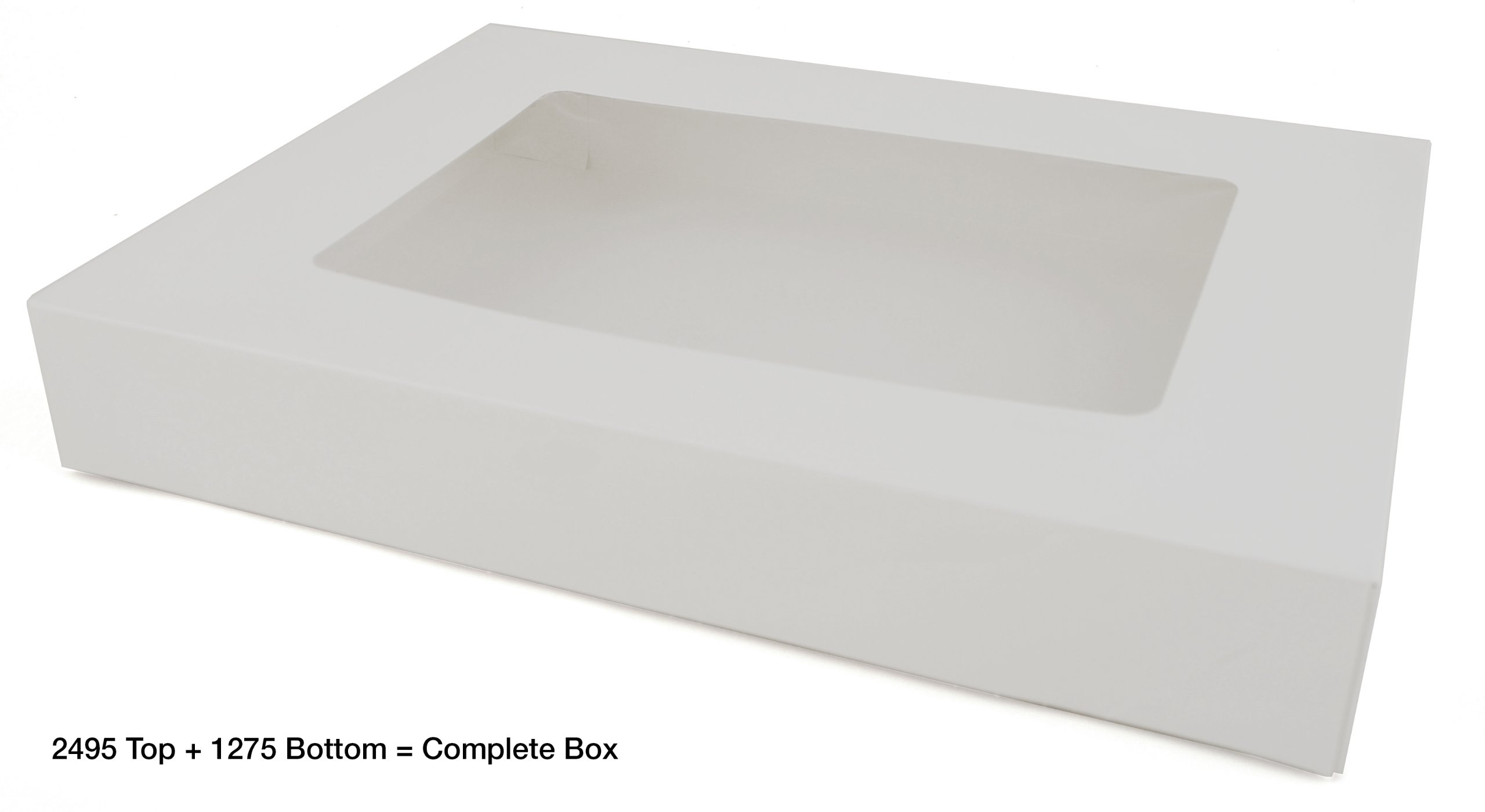 Southern Champion Tray 1275 White Paperboard Donut Tray - 16