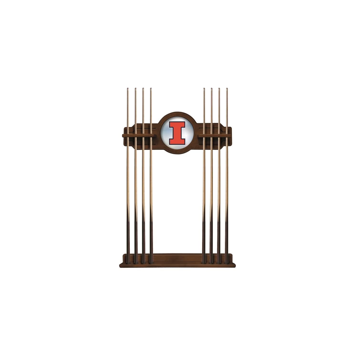 Premium Illinois Cue Rack - Chardonnay Finish Billiard Accessory by Holland Bar Stool | Perfect for Game Rooms, Bars & Man Caves - Durable Pool Stick Organizer for Home & Commercial Use