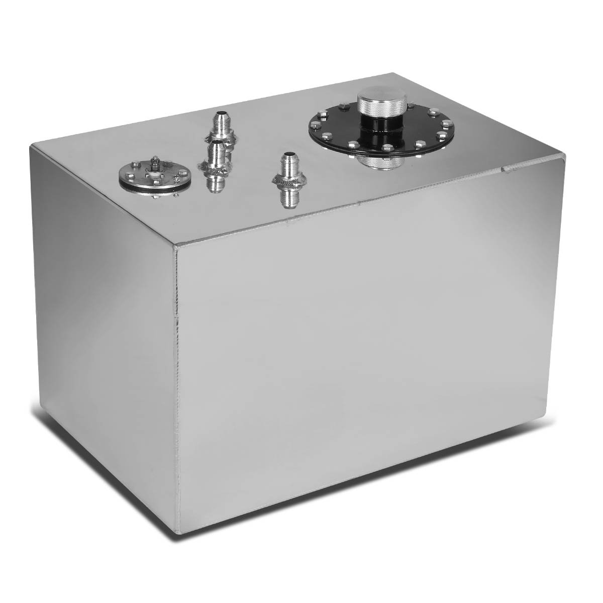 DNA MOTORING 12 Gallon Aluminum Top-Feed Fuel Cell Gas Tank - 18