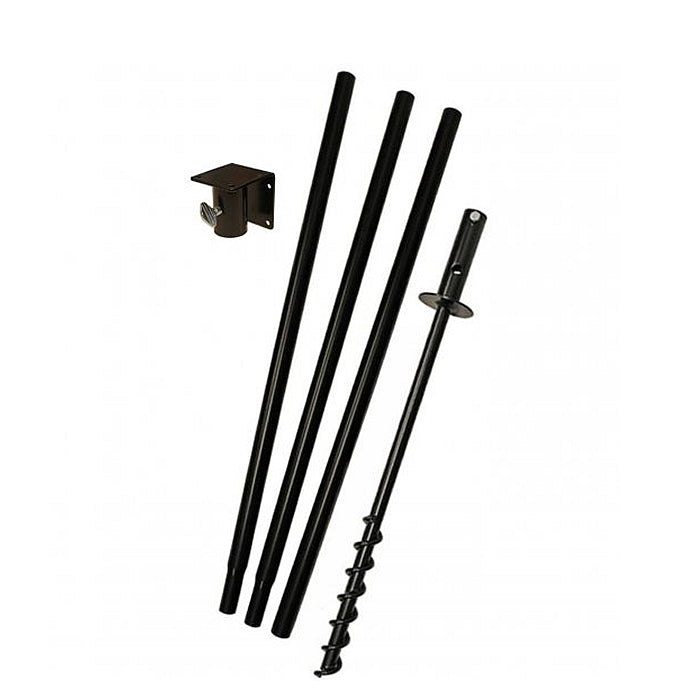 Bluebird Pole Set with Twist-In Ground Socket - Durable Outdoor Bird Feeder Hanger for Garden, Yard, and Patio Decoration