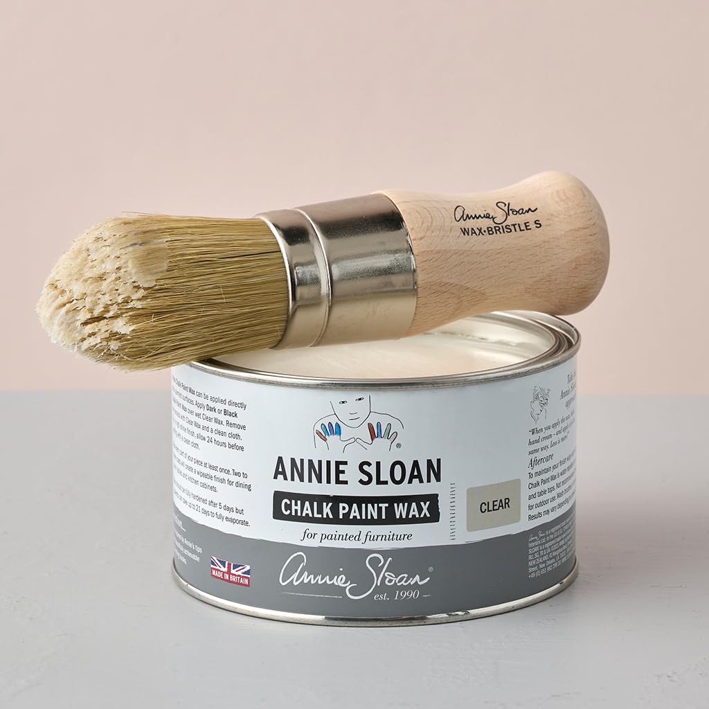 Annie Sloan Chalk Paint® Clear Wax (120 mL) - Furniture Finishing Wax for Wood, Metal & Chalk Paint - Perfect for Sealing, Protecting & Adding Shine to DIY Projects