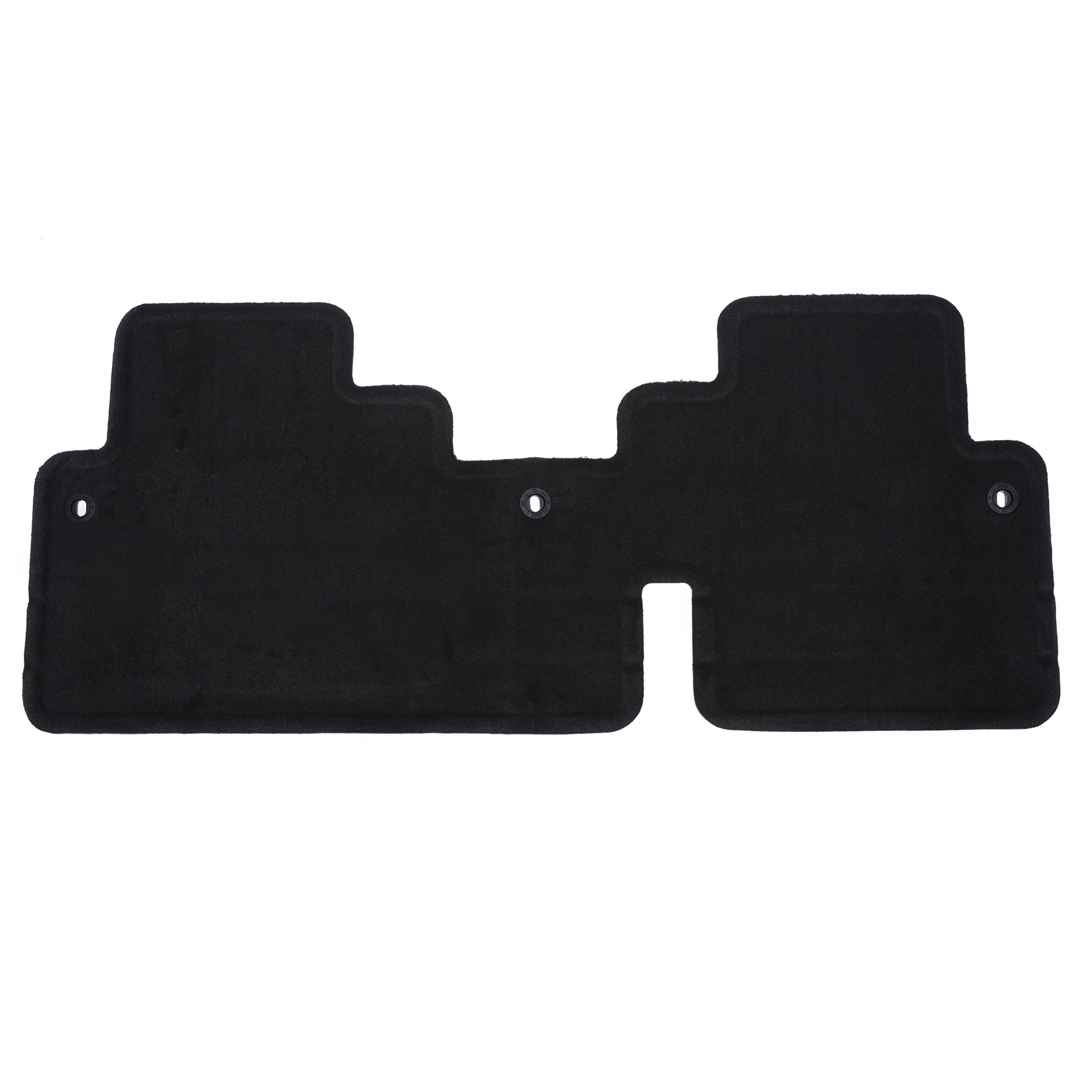 General Motors 22789903 Second-Row One-Piece Carpeted Floor Mat - Ebony Black for GM Vehicles with Bench Seats | Durable Protection for SUVs & Trucks | Perfect for Family Road Trips & Daily Commutes