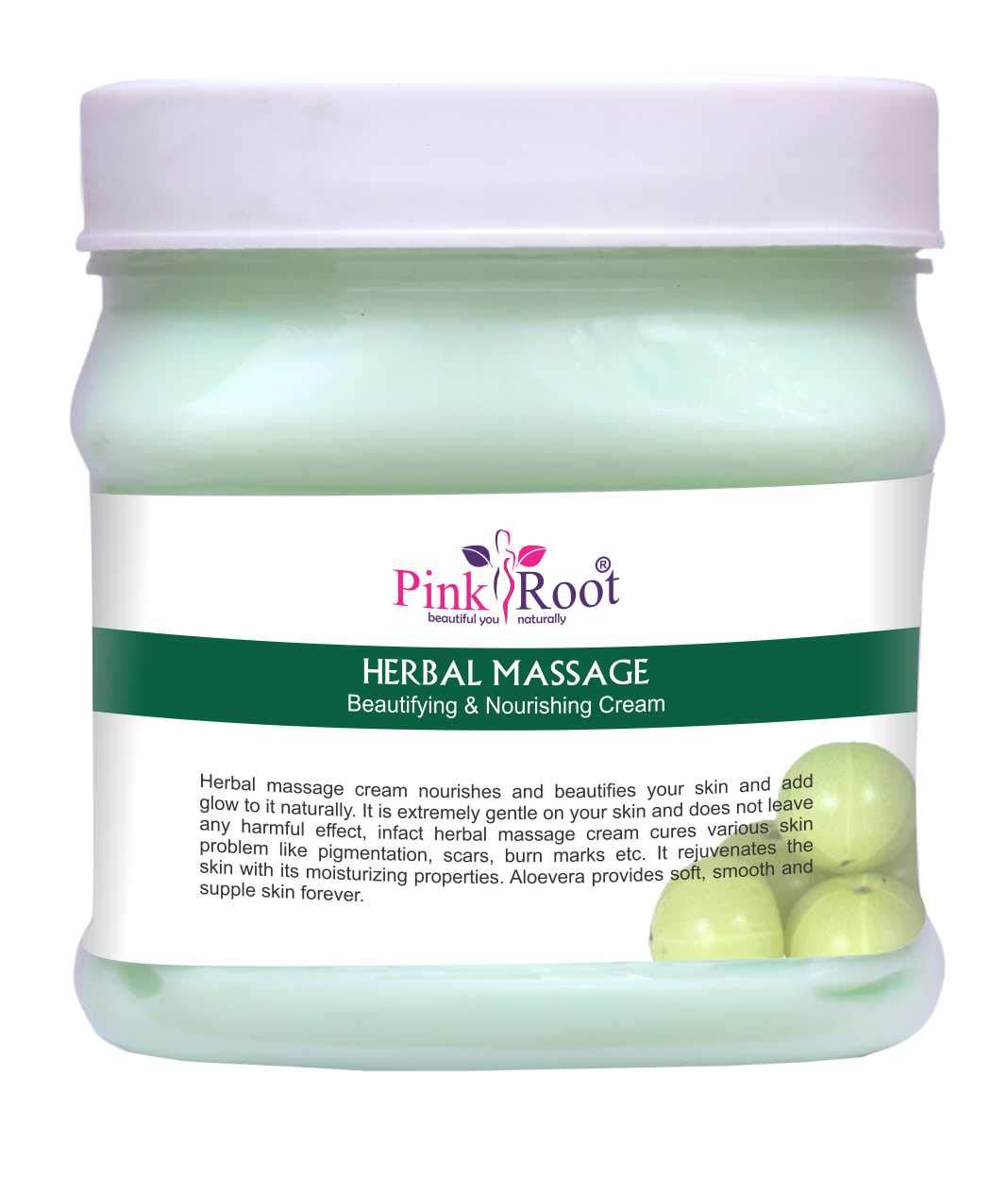 Organic Pink Root Herbal Massage Cream & Papaya Scrub Set - 500ml Each - Natural Pain Relief & Exfoliating Body Care - Perfect for Spa, Relaxation & Skin Renewal at Home
