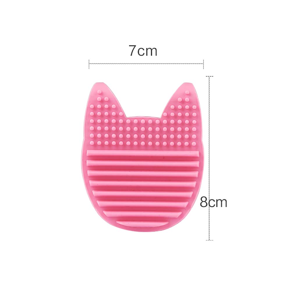 1PC Silicone Makeup Brush Egg Cleaner - Gentle Cleaning Tool for Cosmetics Brushes - Perfect for Daily Makeup Brush Care & Travel Use