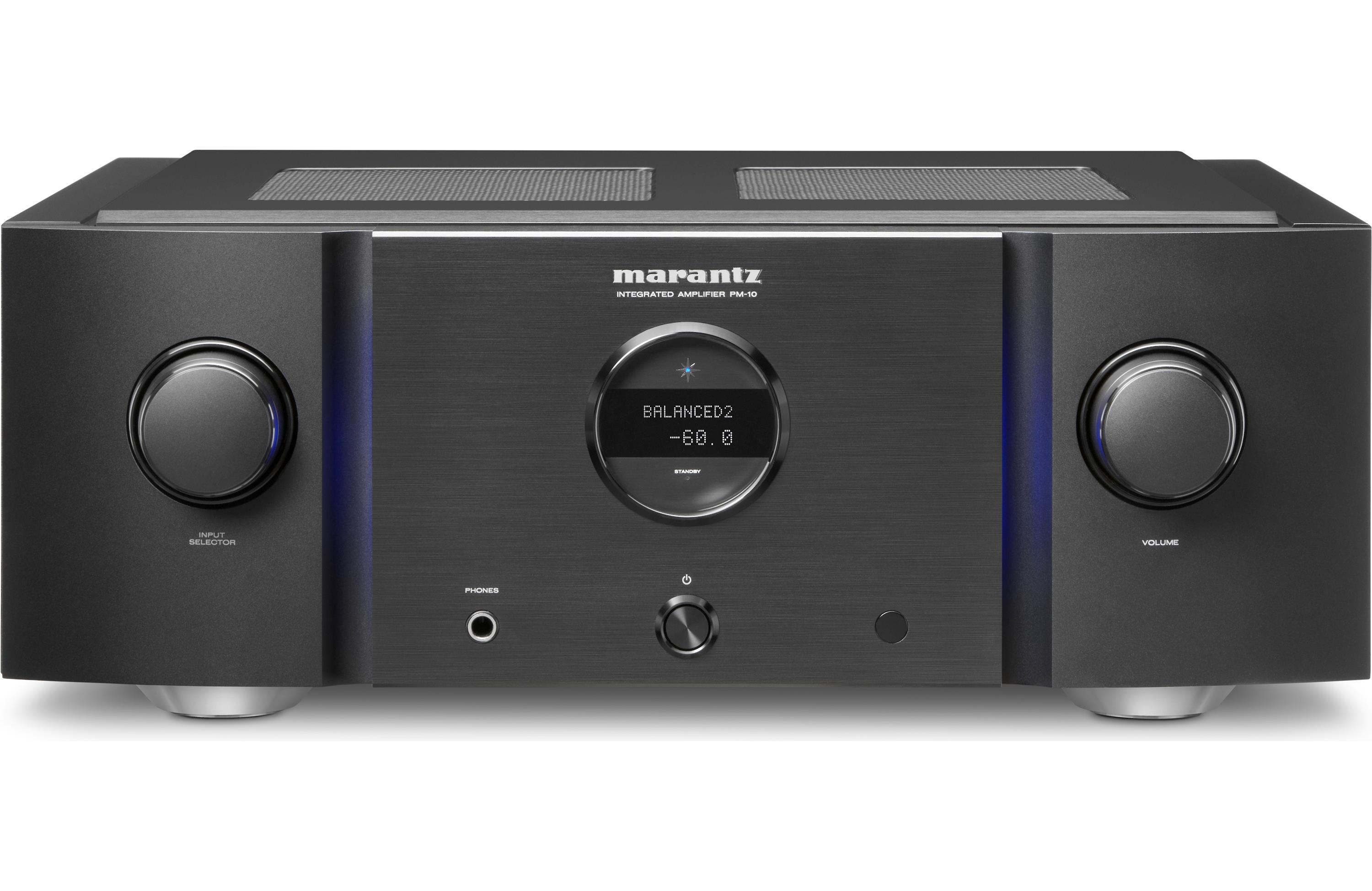Marantz PM-10 Reference Integrated Stereo Amplifier - High-End Audio for Home Theater & Music Listening