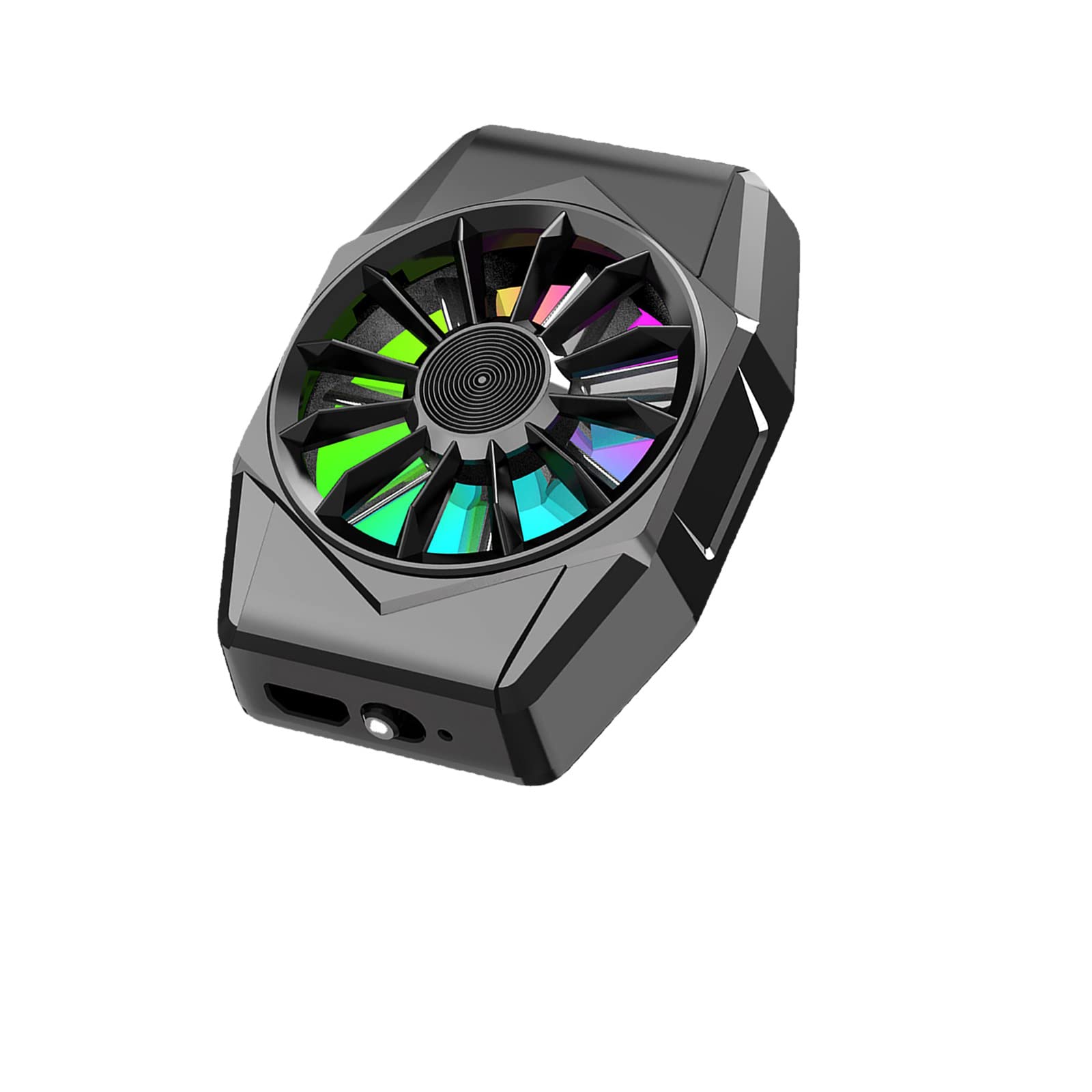 YaYiYa Magnetic Phone Cooler - Portable Active Cooling Fan for Gaming & Video Streaming, Perfect for iPhone, Android, and Long Usage Scenes