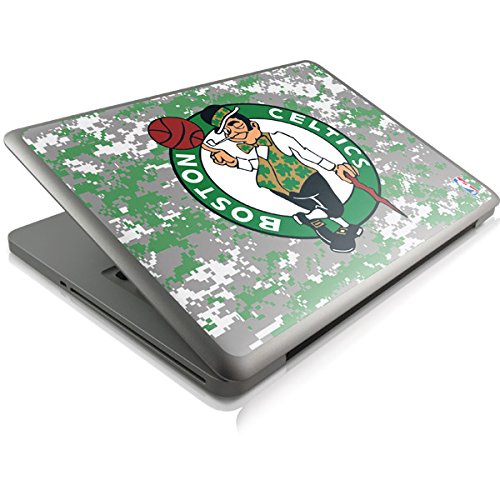 Officially Licensed NBA Boston Celtics Digi Camo Laptop Skin for MacBook Pro 13 (2011-2012) - Protective Vinyl Decal Sticker for School, Work & Travel