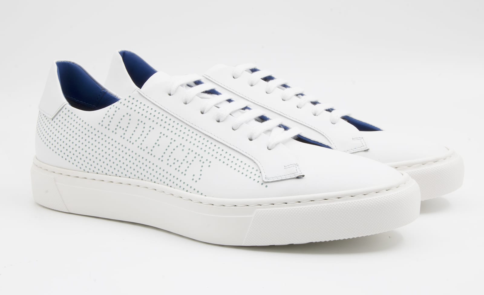 Jamie White & Aqua Sneakers - Comfortable Casual Shoes for Women | Perfect for Walking, Running & Everyday Wear