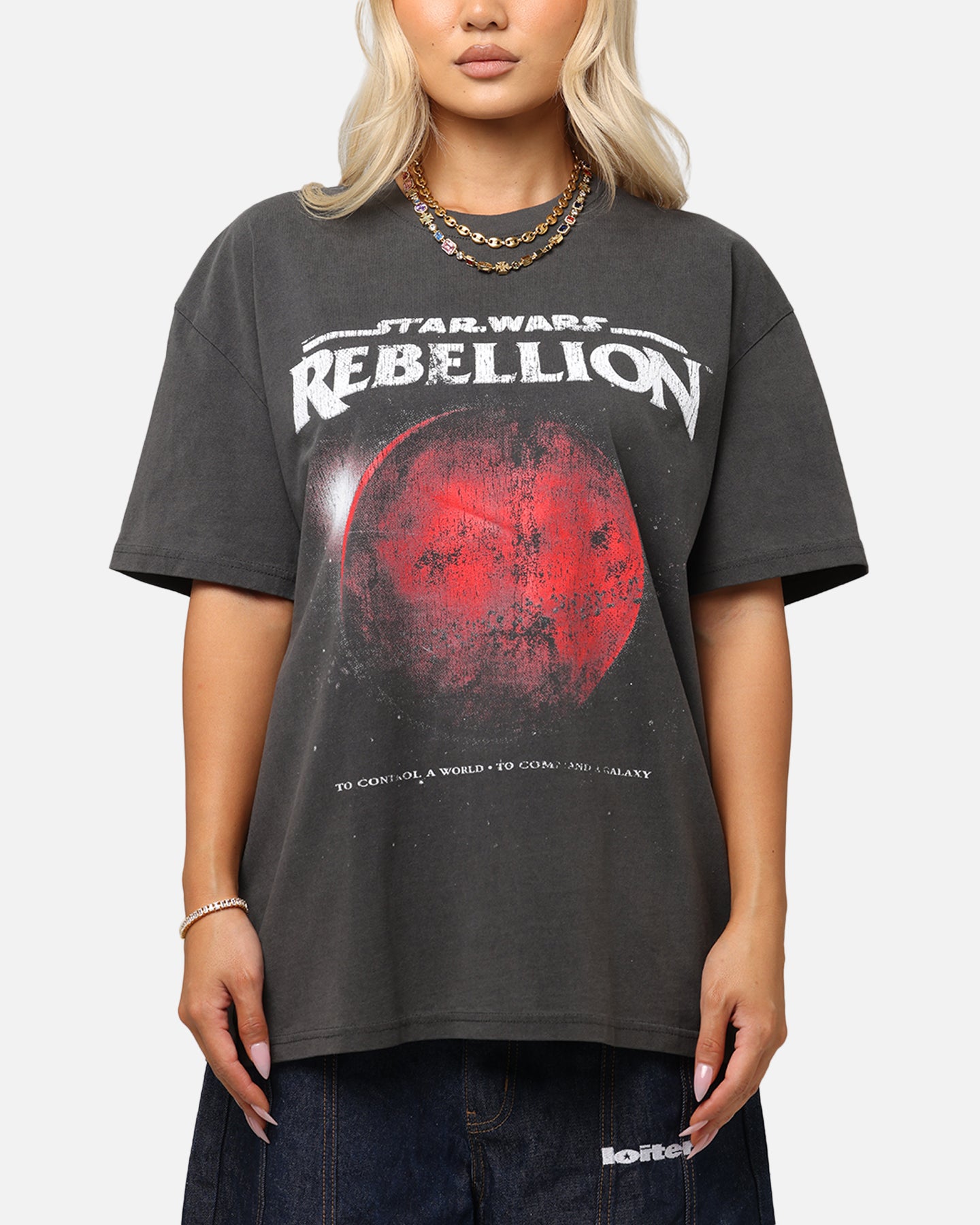 Star Wars Battlefront Rebellion Heavy T-Shirt for Men - Black Cotton Vintage Graphic Tee - Perfect for Cosplay, Gaming & Casual Wear