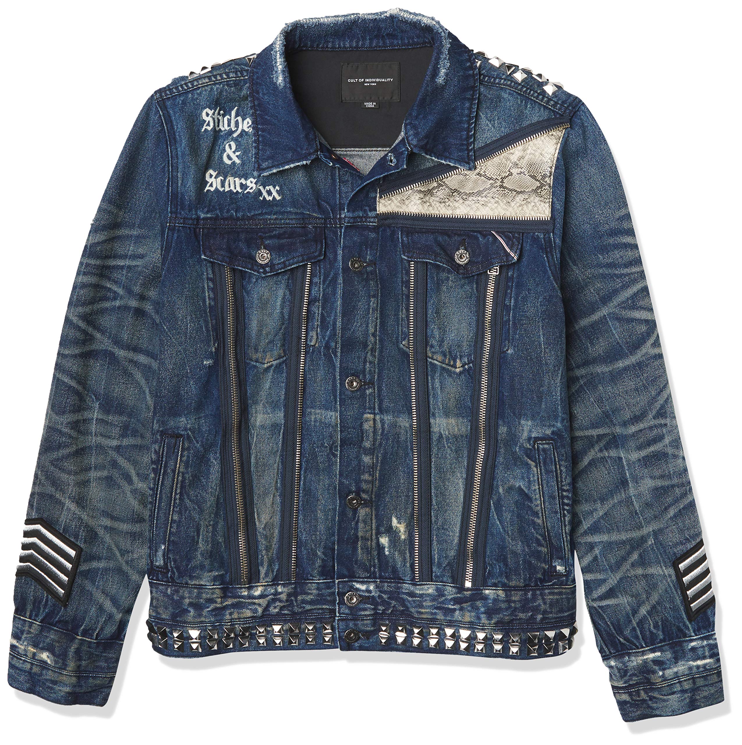 Stylish Cult of Individuality Men's Jacket - Trendy Outerwear for Urban Fashion | Perfect for Casual Outings & Streetwear Looks