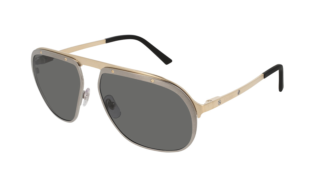 Cartier 0035S Polarized Sunglasses - Luxury UV Protection Aviator Glasses for Men & Women - Perfect for Driving, Beach & Outdoor Activities