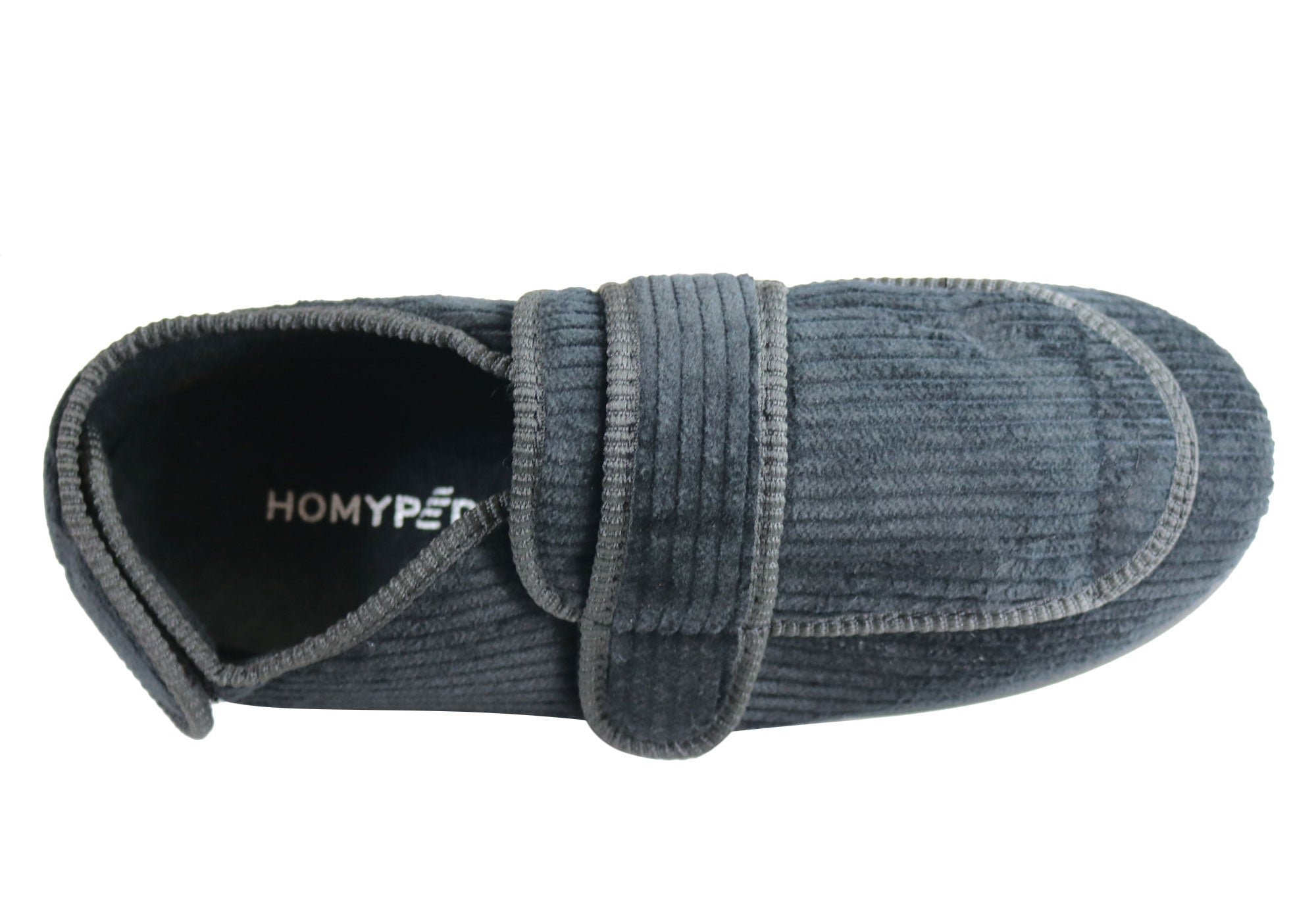 Homyped Men's Arnold 2 Adjustable Strap Extra Wide Slippers - Comfortable House Shoes for Relaxing at Home, Lounging & Indoor Use