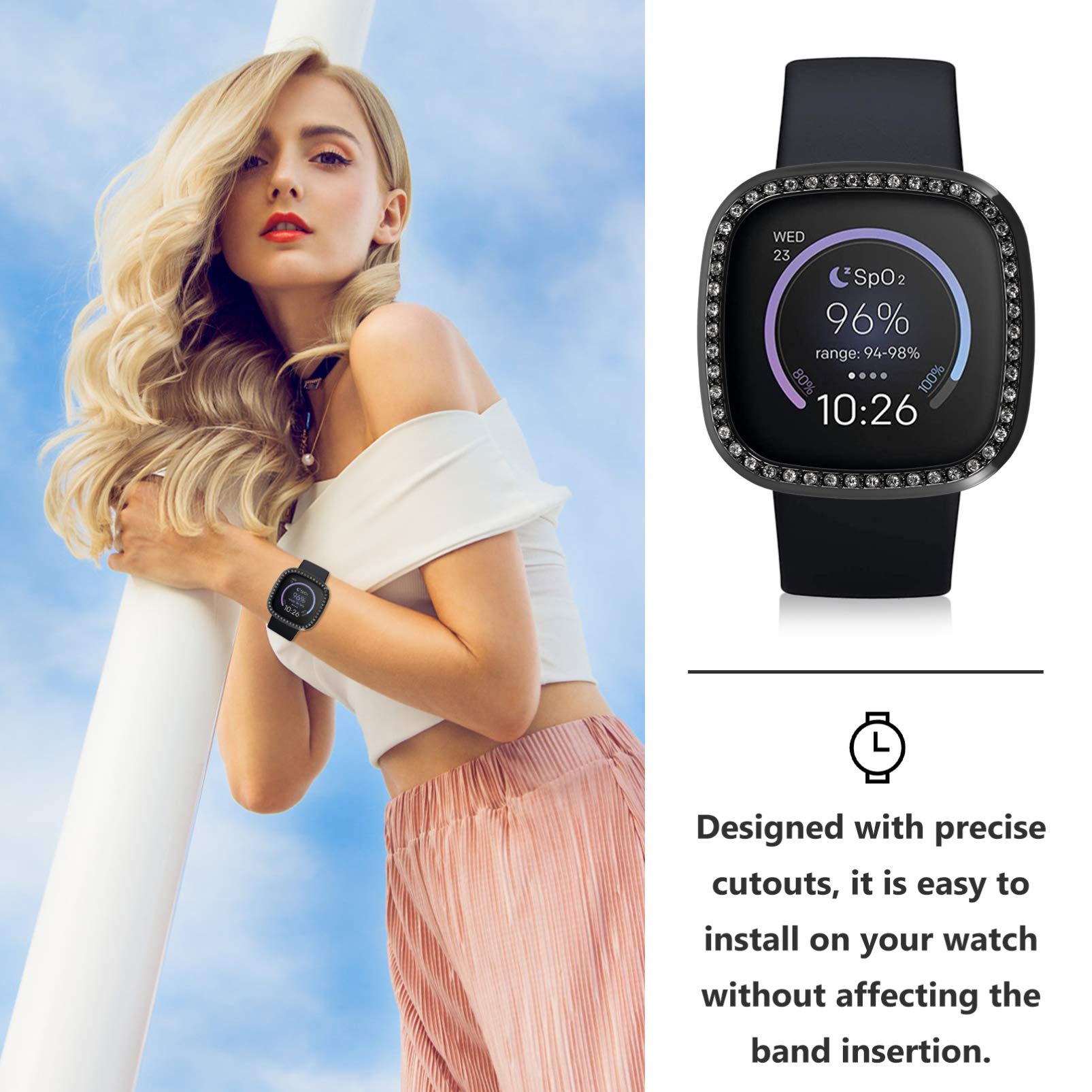 1pc Durable Watch Protective Case Cover - Anti-Scratch Shell Frame Protector for Smartwatches & Luxury Watches | Perfect for Sports, Work & Travel Accessories