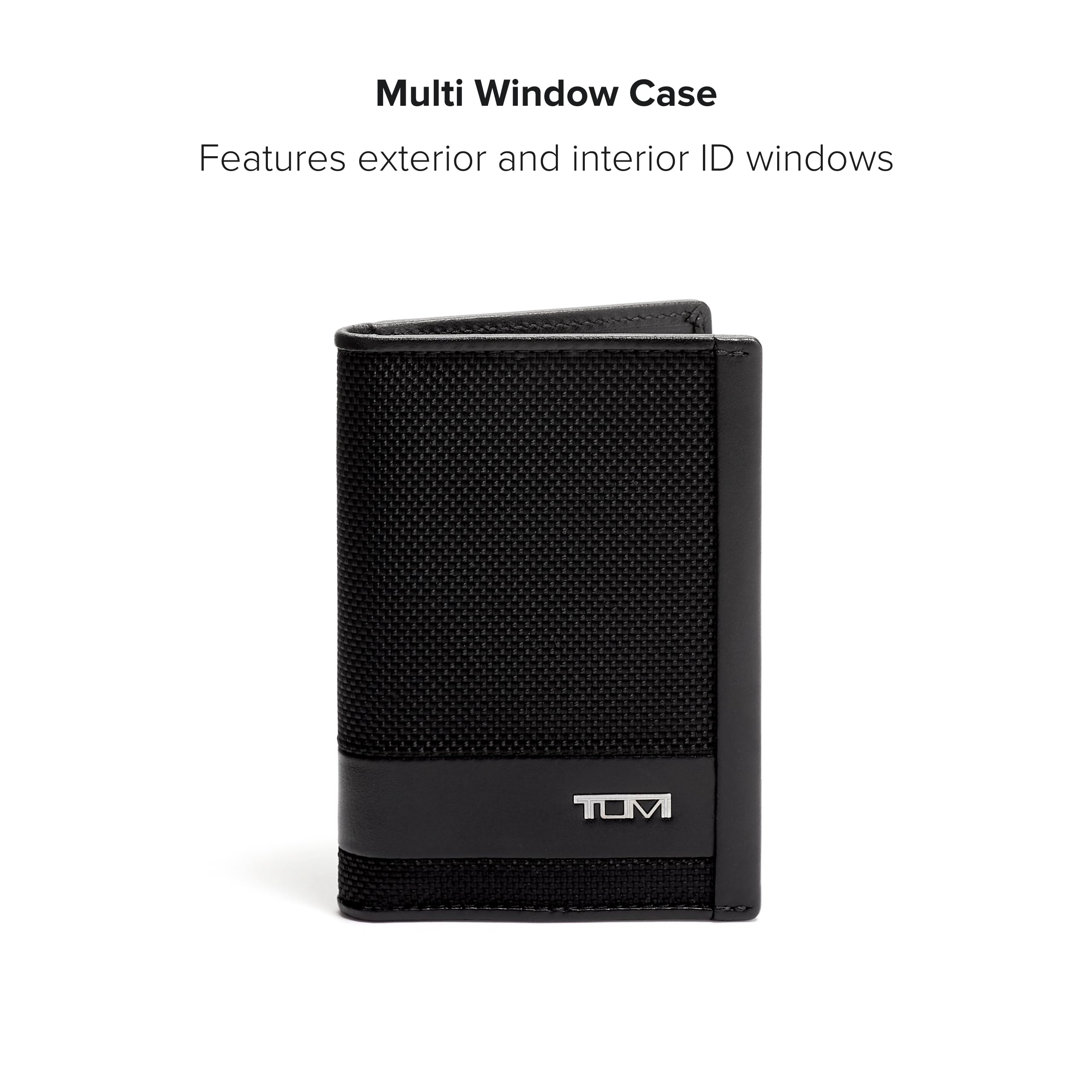 TUMI Men's Slim Leather Wallet - RFID Blocking Bifold Credit Card Holder for Travel & Everyday Use