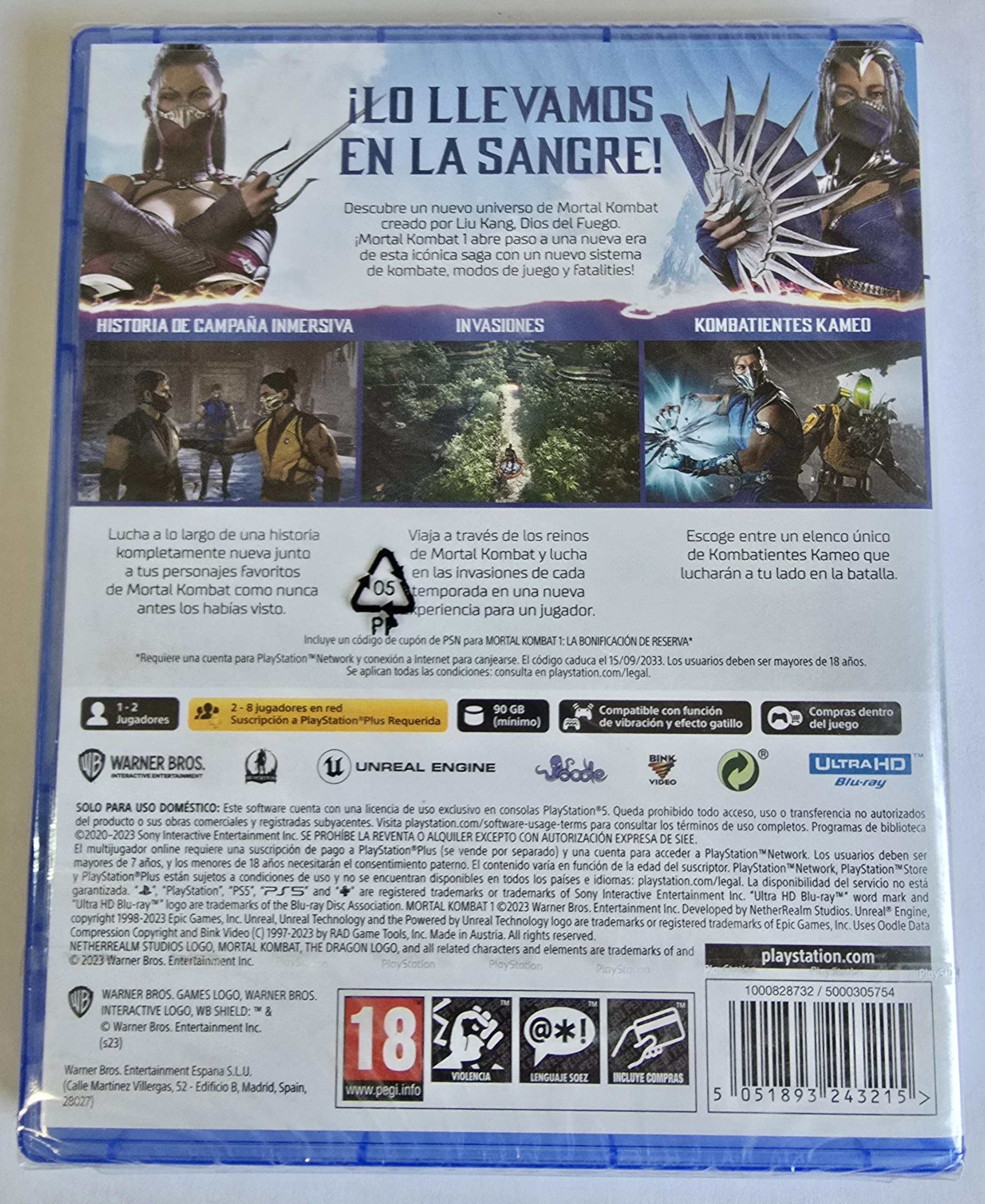 Mortal Kombat 1 Standard Edition - PlayStation 5 (PS5) Game | Fighting Video Game for Adults | Perfect for Gaming Nights & Tournaments
