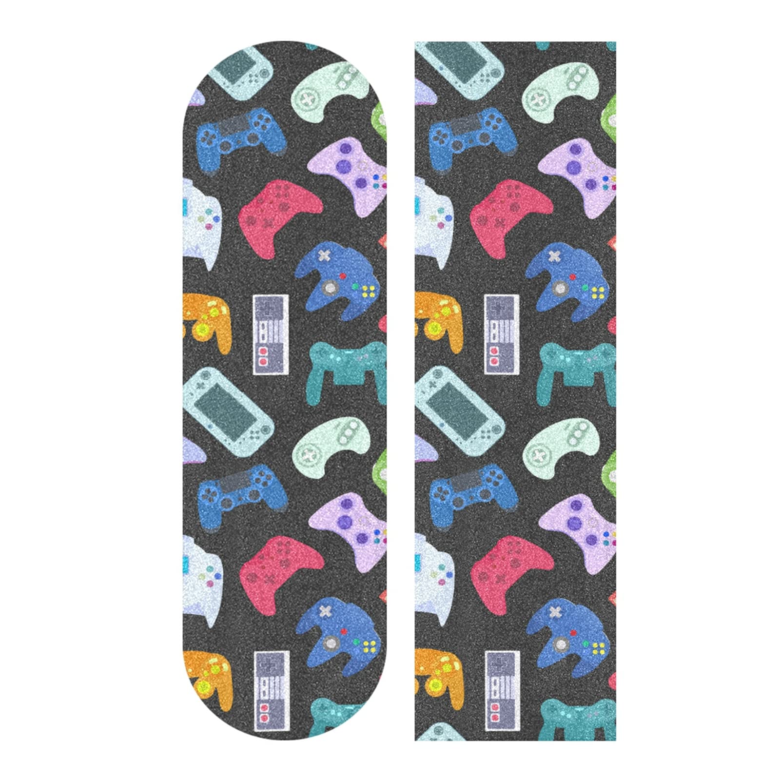 Poeticcity Waterproof Skateboard Grip Tape - Anti Slip Longboard & Scooter Griptape Sheets, Tear-Resistant Sandpaper Sticker Roll for Easy Bubble-Free Application | Perfect for Street Skateboarding, Cruising & Trick Riding