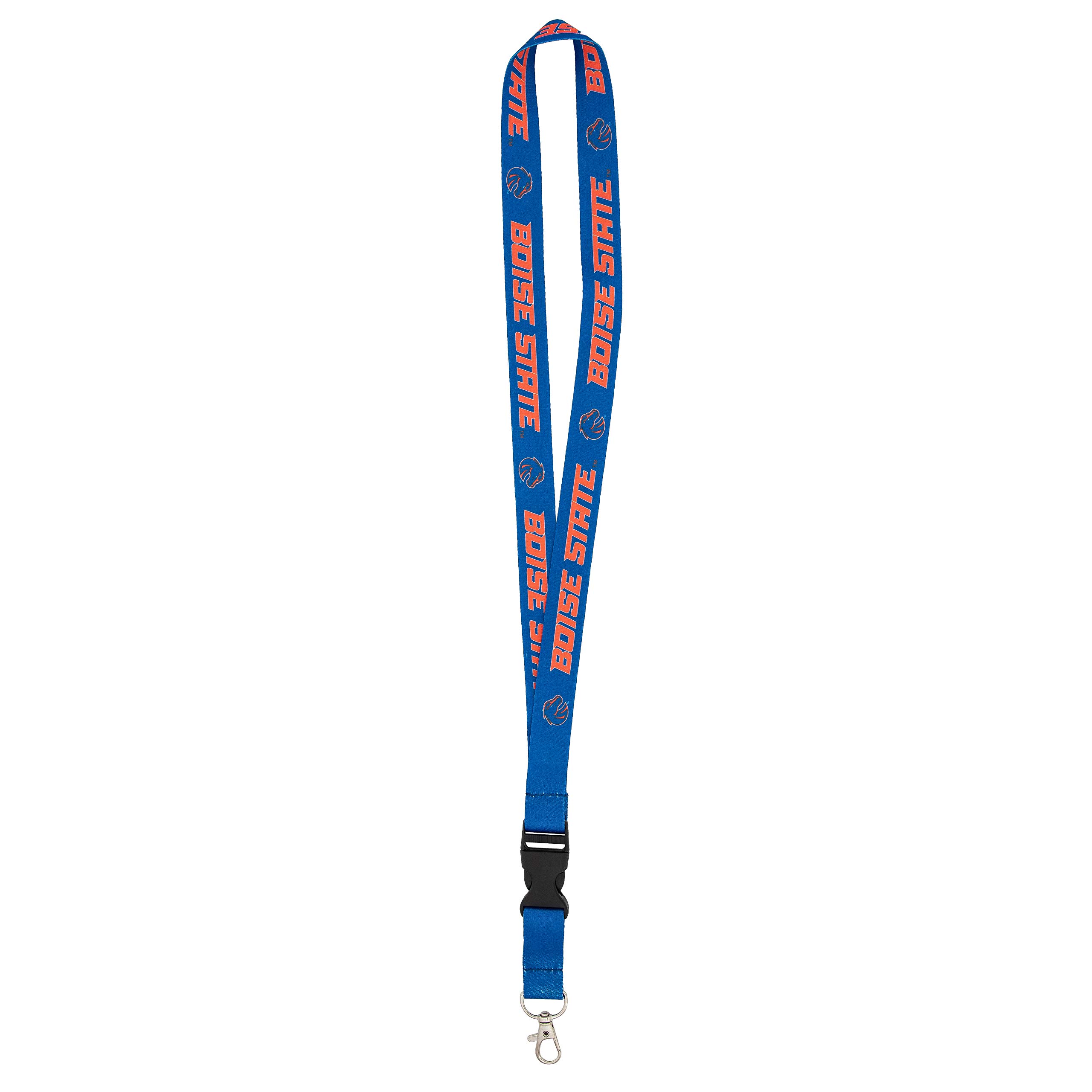 BSU Broncos Keychain Lanyard - Detachable Breakaway for Keys & ID Badge (Blue) - Perfect for School & Work