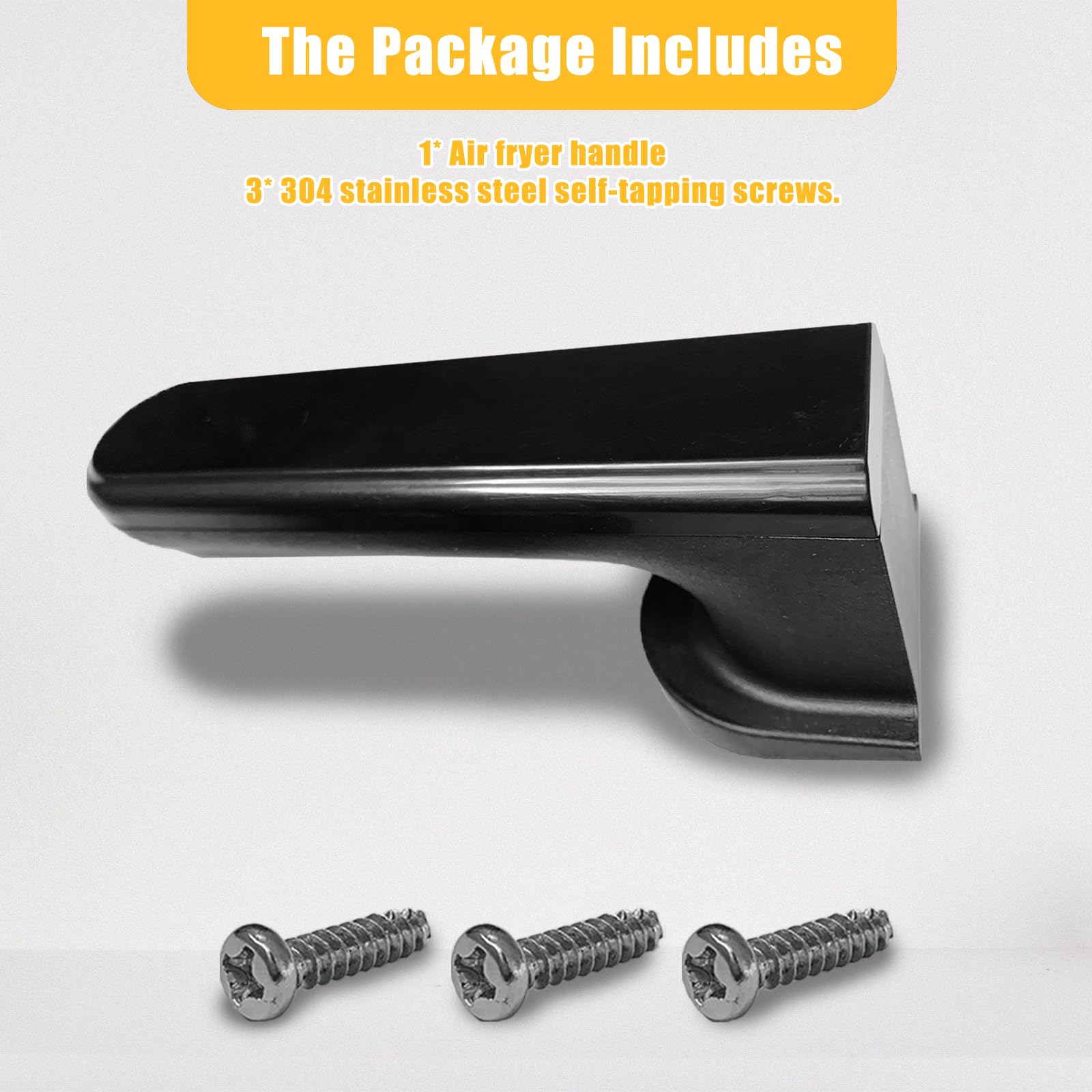 Instant Vortex Plus 6QT/5.7QT Air Fryer Handle Replacement Parts - Ergonomic Design & Dishwasher Safe - Perfect for Easy Cooking & Healthy Meal Prep