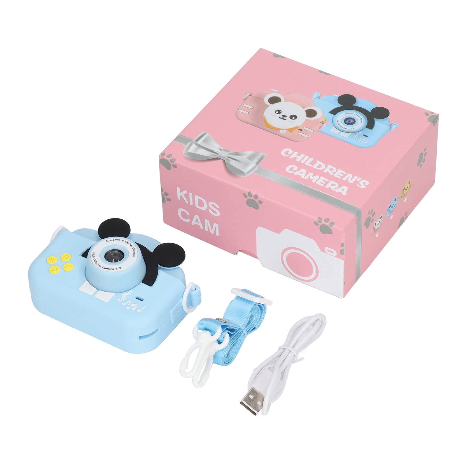 Kids Digital Camera - HD Mini Cartoon Camera for Children, Teens, Boys & Girls | Portable Multifunctional Camera for Travel, Birthday Gifts & School Activities