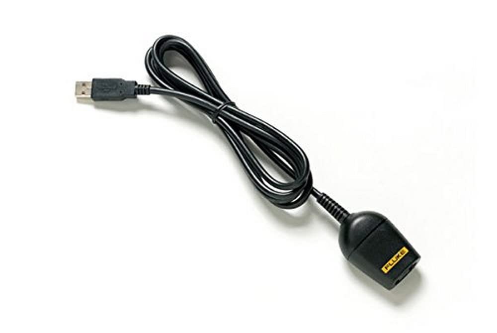 Fluke IR189USB USB Cable Adapter - High-Speed Data Transfer for Industrial Equipment | Compatible with Fluke Thermal Imagers & Test Tools | Perfect for Field Technicians & Engineers
