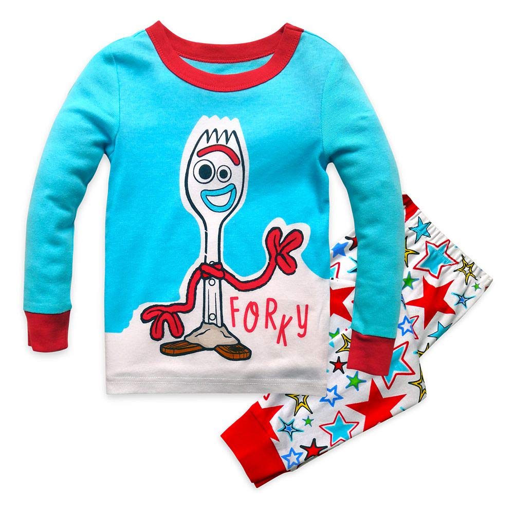 Disney Pixar Forky PJ PALS Plush Toy for Boys - Official Toy Story 4 Stuffed Animal - Perfect for Bedtime, Playtime & Disney Movie Nights