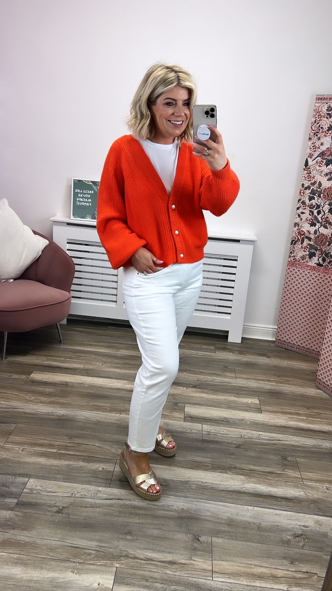 Arin Cardigan (Koi) - Soft Women's Knit Sweater Cardigan for Fall & Winter | Cozy Office Wear & Casual Outfit