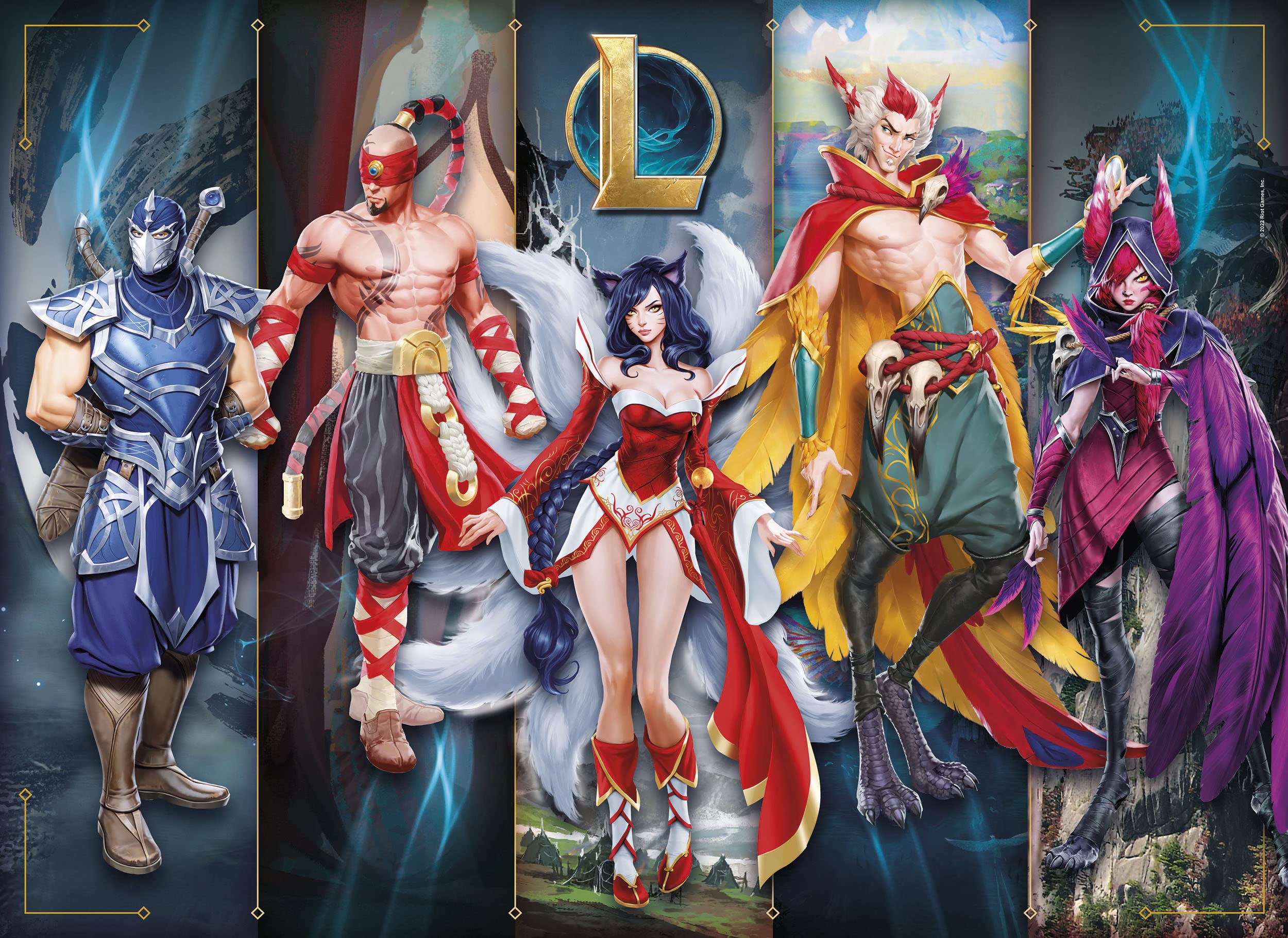 Clementoni 1000-Piece Puzzle LOL League of Legends Arcane Netflix Series (39680) - Perfect for Gamers, Collectors & Home Decor
