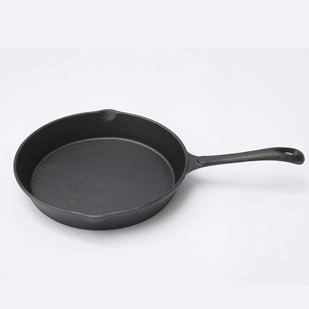 Vintage Cast Iron Skillet - 10 Inch Non Stick Frying Pan for Eggs, Steak & Cooking - Pre-Seasoned Oven Safe Cookware - Perfect for Camping, Stovetop & Baking (25cm)