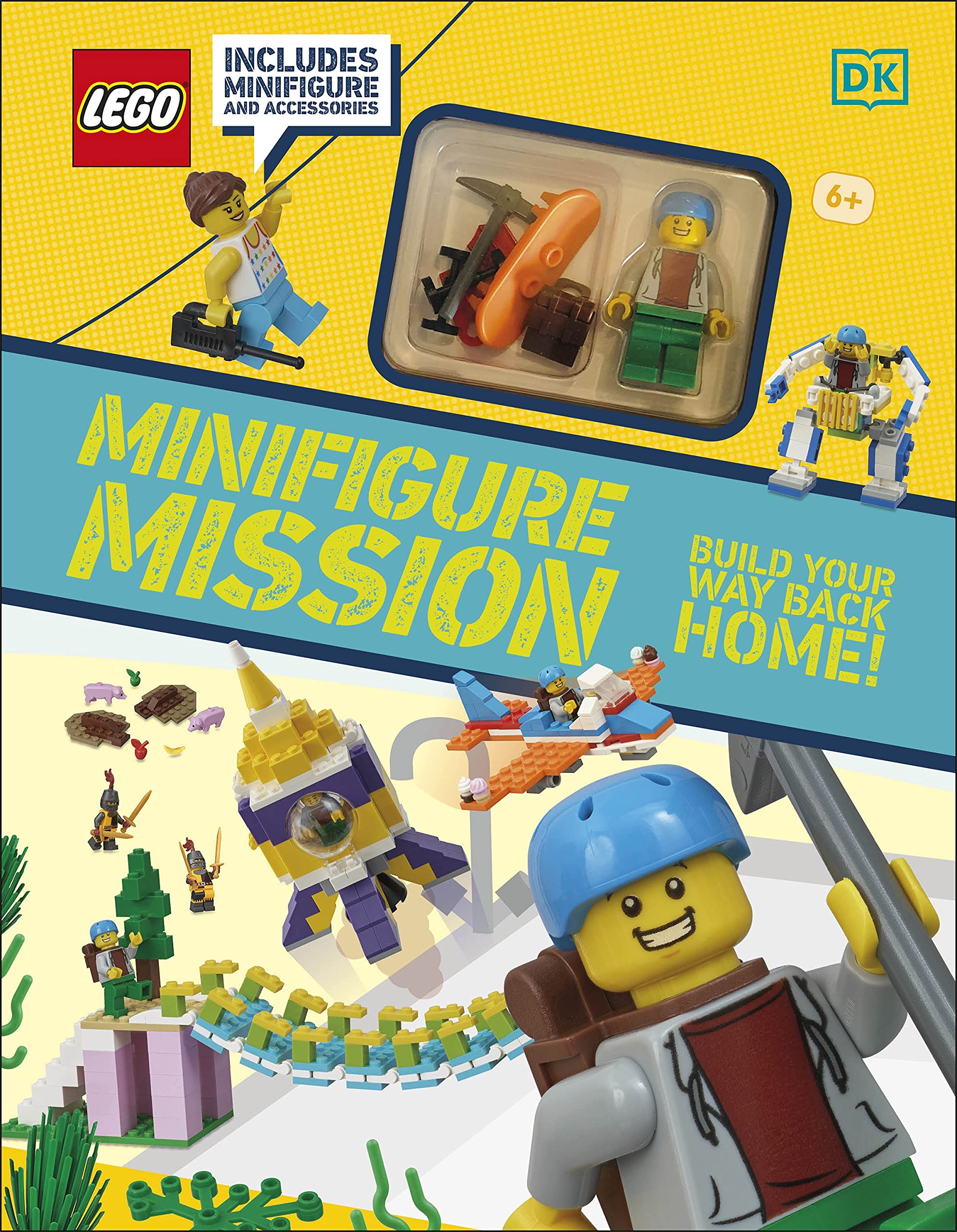 LEGO Minifigure Mission Building Blocks Set - Creative Construction Toy for Kids & Collectors | Perfect for Playtime, STEM Learning & Display