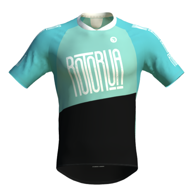 Custom Teal Rotorua Ride the Redwoods Mountain Bike - Perfect for Adventure Trails & Scenic Forest Rides