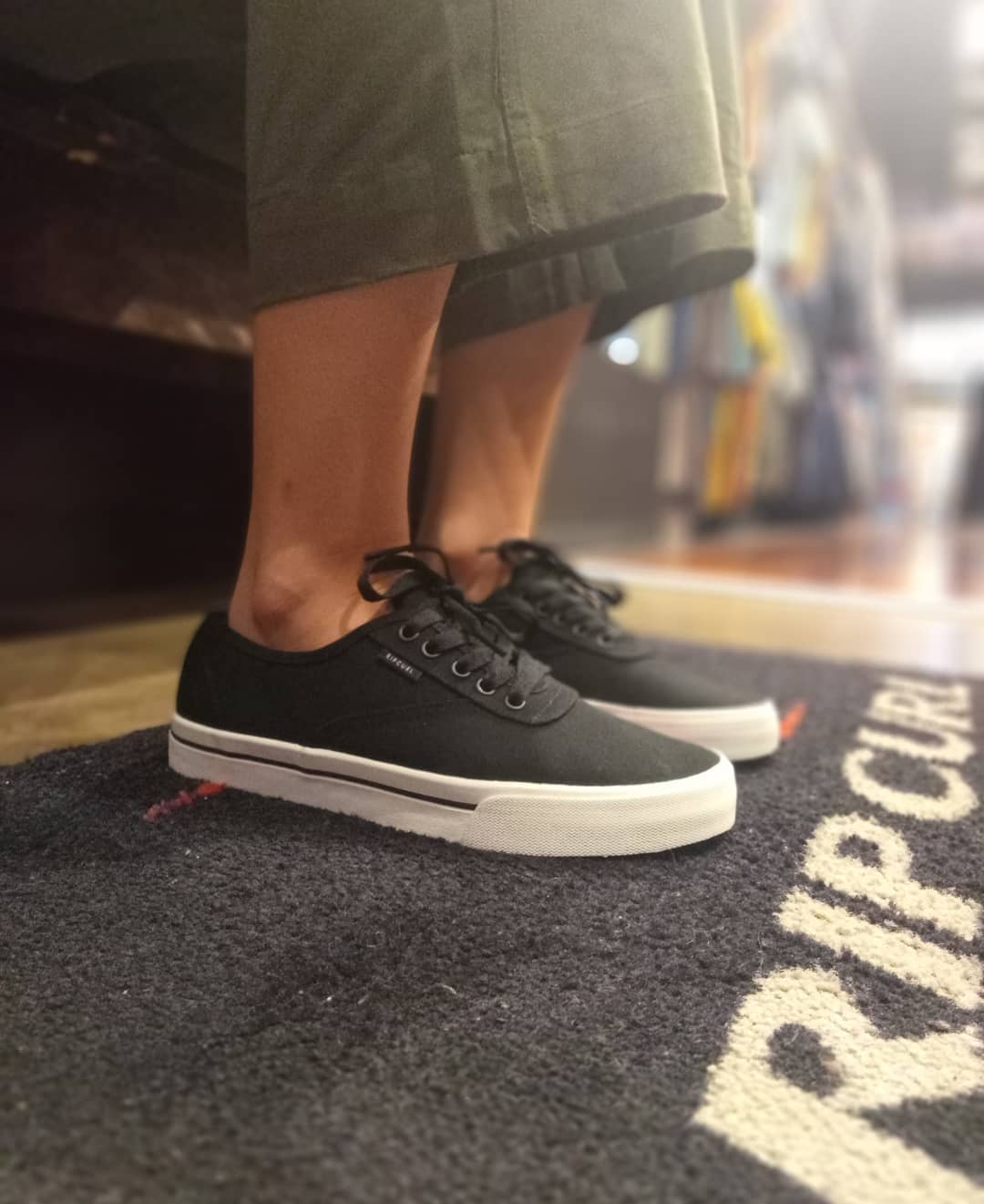 Rip Curl Ox Tracks CVS Black Slip-On Shoes for Men & Women - Comfortable Casual Sneakers for Beach, Surfing, and Everyday Wear