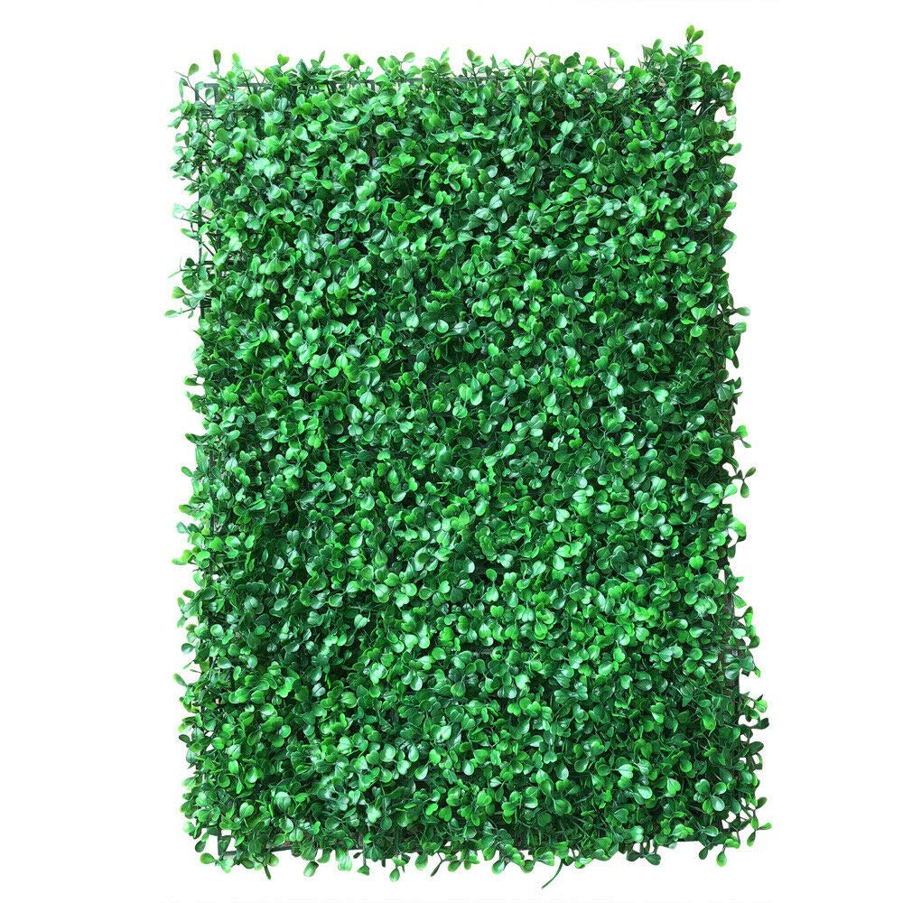 Premium Artificial Hedge Wall Panels - 12PCS Dense Faux Grass Mat for Indoor & Outdoor Decor, Privacy Fence, Garden Backdrop - Waterproof & UV Resistant for Patio, Balcony, Wedding & Event Decorations