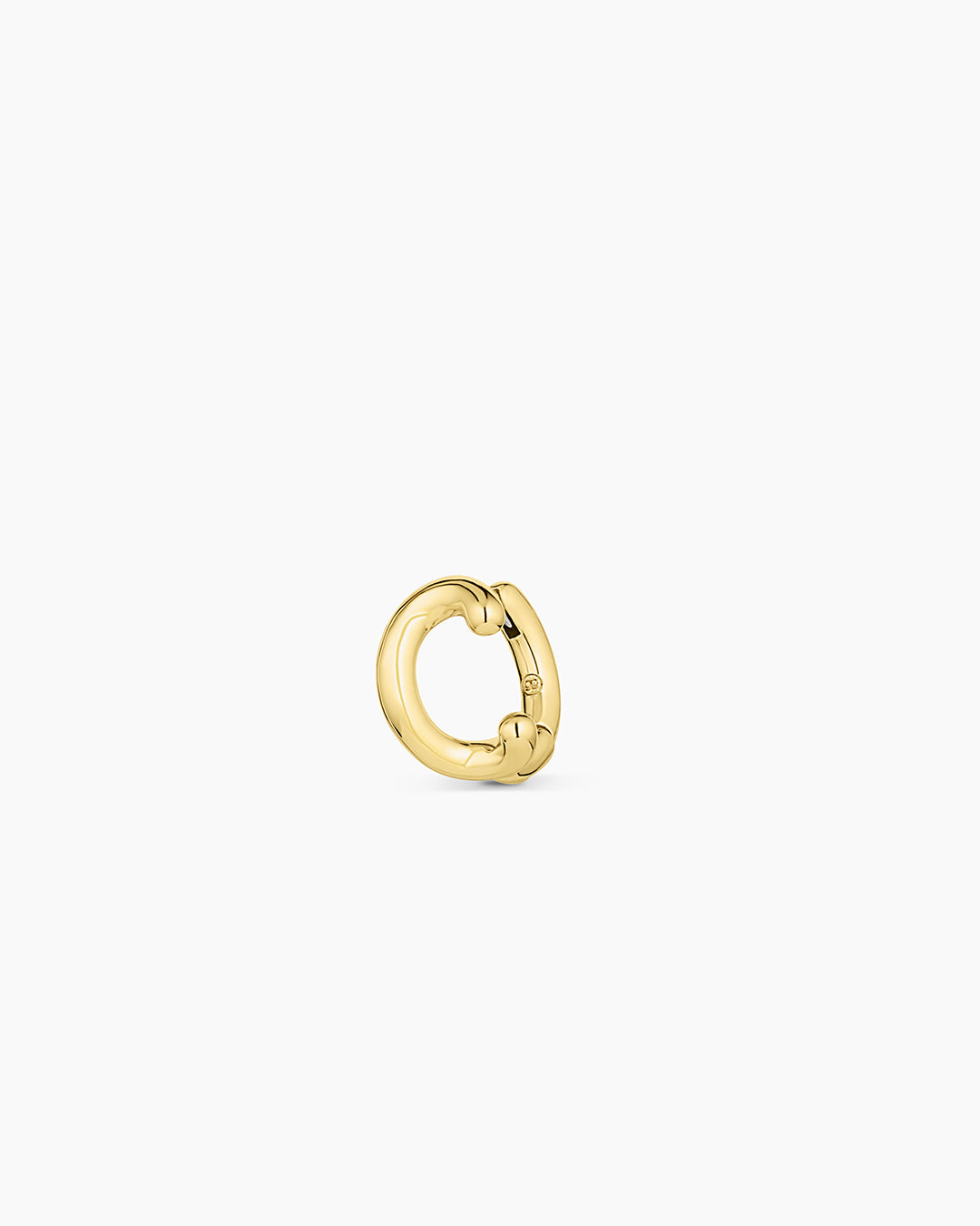 Alphabet Single Huggie Earrings - Minimalist Gold Plated Initial Letter Studs for Women - Perfect for Everyday Wear, Gifts & Special Occasions