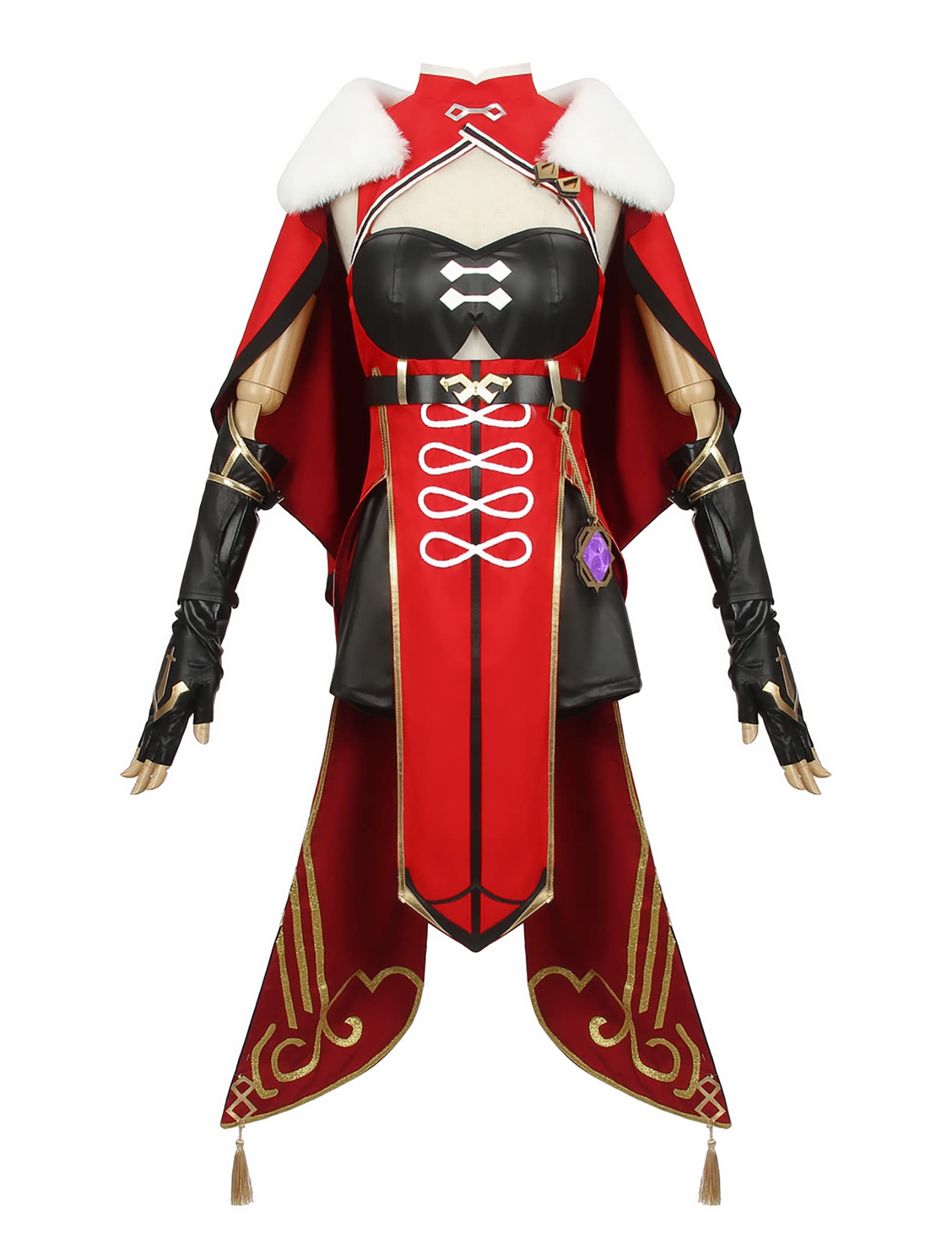 LTAKK Genshin Impact Cosplay Costume for Women - Anime Game Character Outfit | Halloween, Comic Con, Cosplay Events