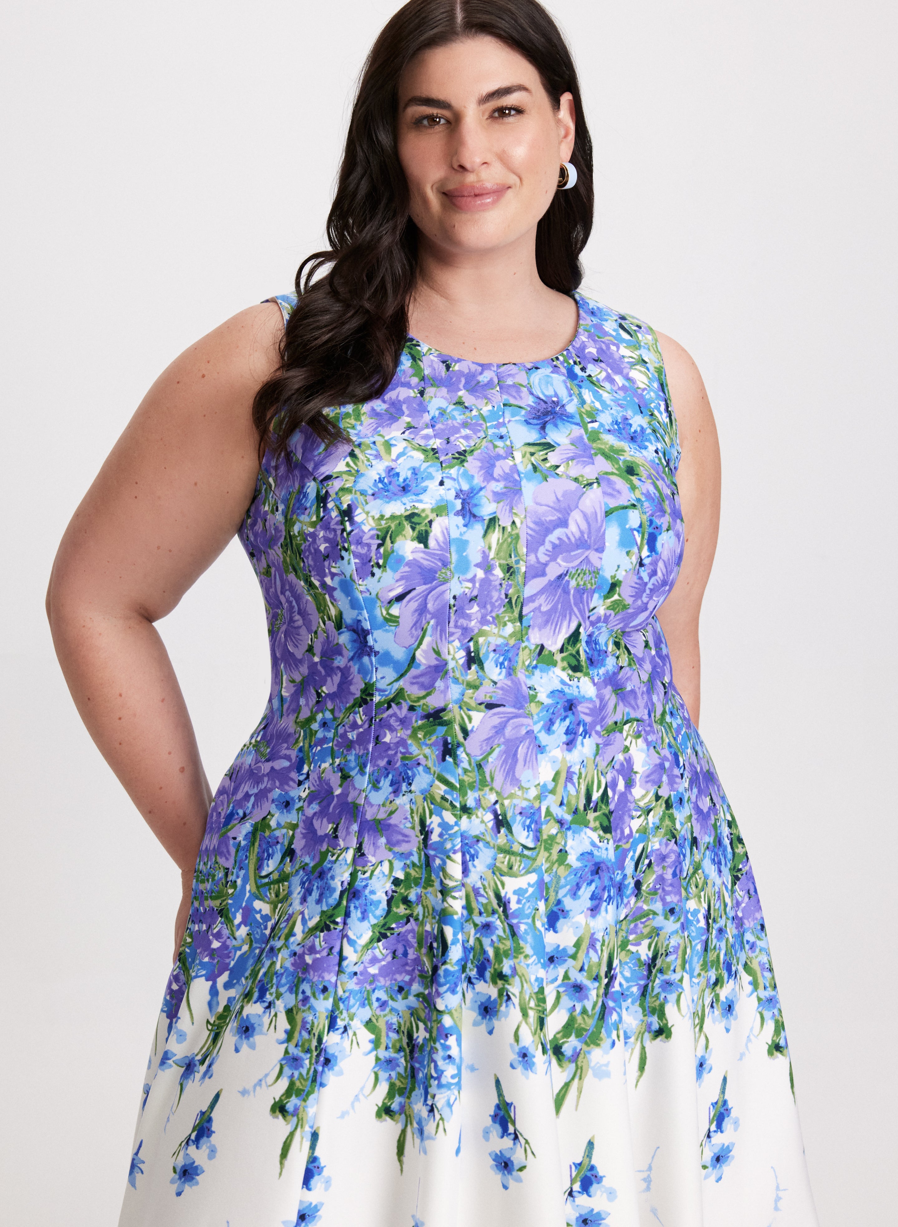 Floral Print Sleeveless Summer Dress for Women - Casual Beach Wear & Vacation Outfit
