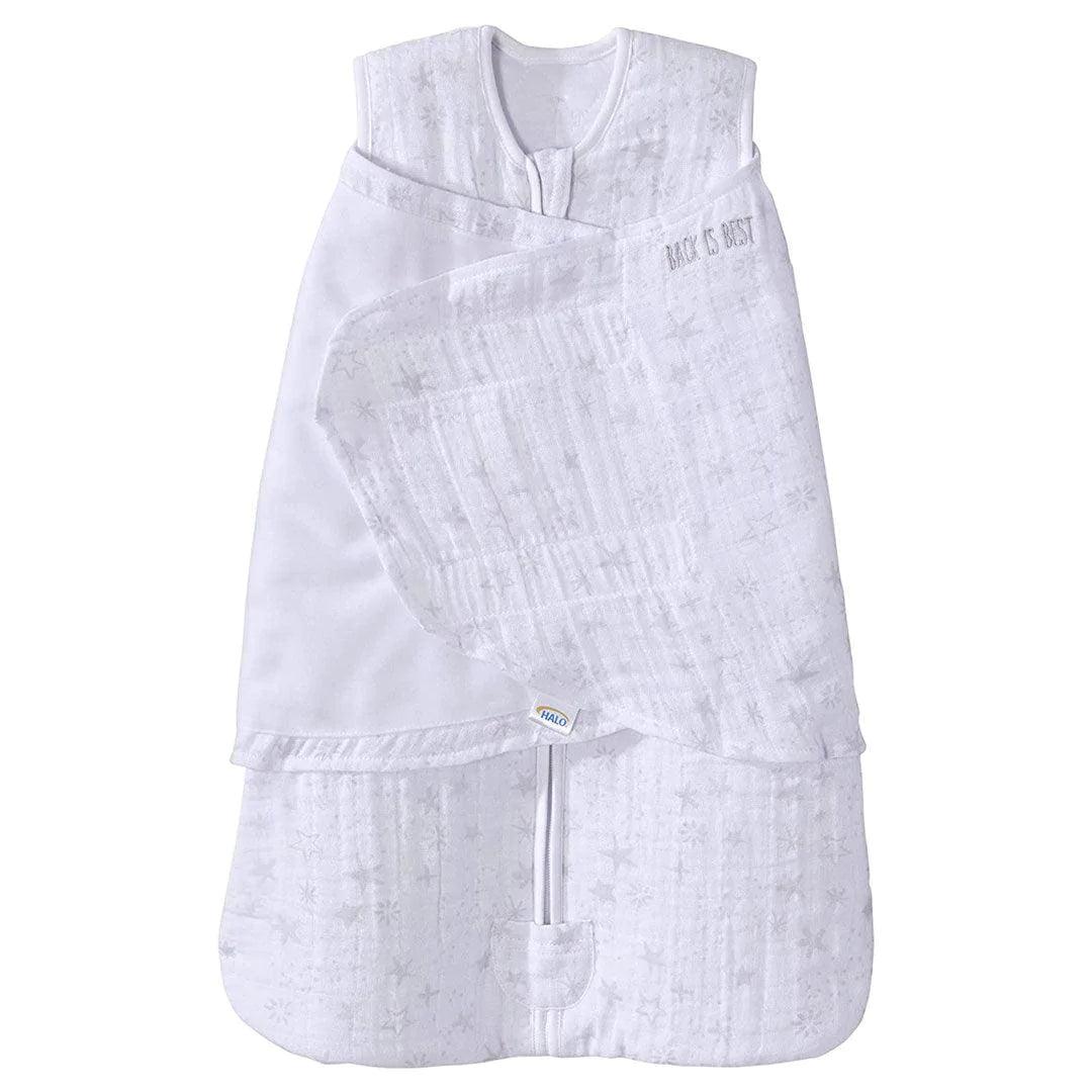 Halo Sleepsack Swaddle Platinum Series - 1.5 TOG Baby Swaddle Blanket with Constellation Grey Design | Soft & Safe for Newborns | Perfect for Nursery, Bedtime & Swaddling Infants 0-6 Months