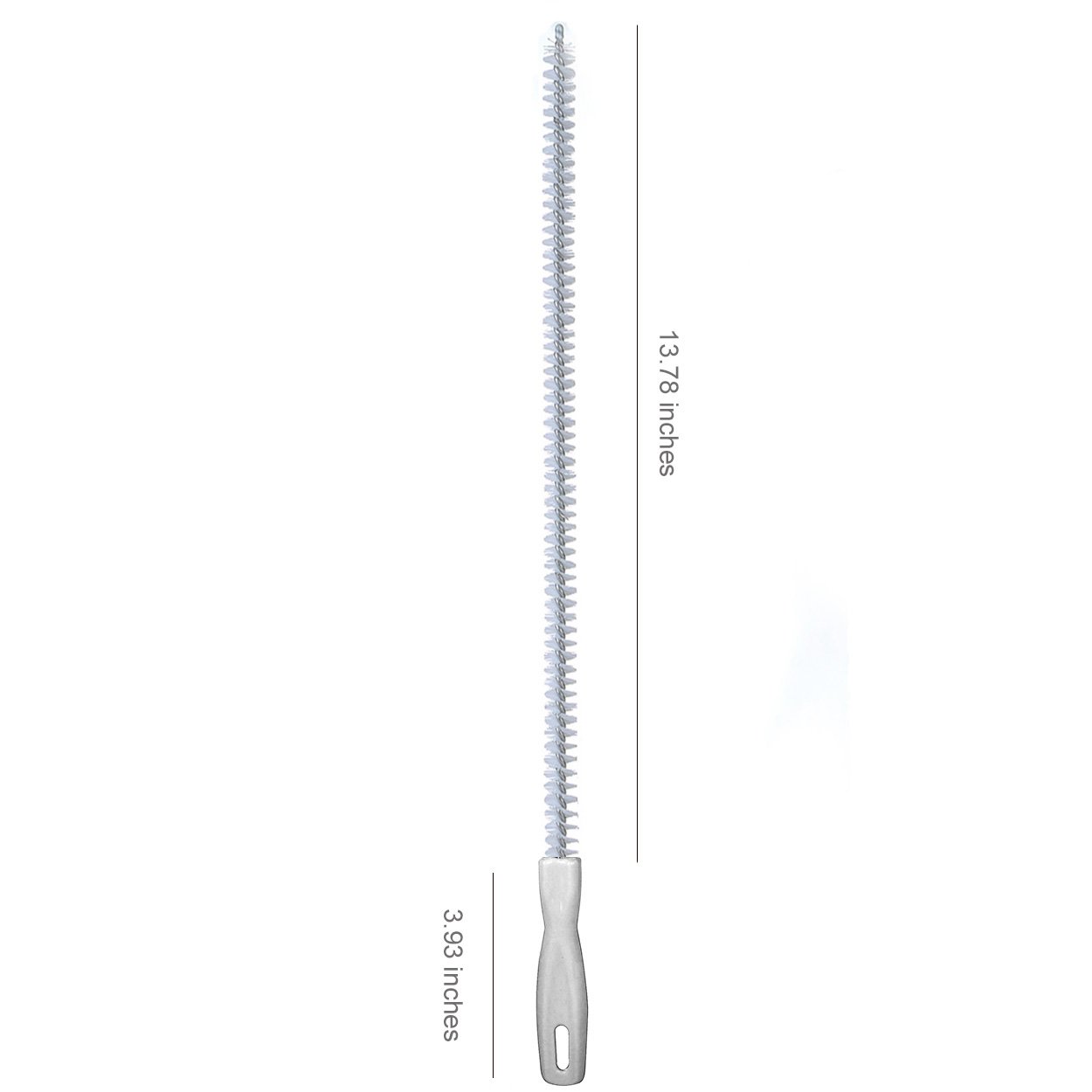 Alink Sink Drain Overflow Cleaning Brush - Flexible Pipe Cleaner Tool for Hair Clog Removal, Bathroom & Kitchen Drain Snake with Hook - Perfect for Home, RV & Apartment Plumbing Maintenance