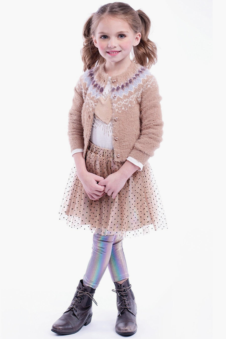 Imoga Adele Illume Girls Leggings - Soft Stretchy Comfortable Yoga Pants for Kids - Perfect for Dance, Gymnastics & Everyday Play