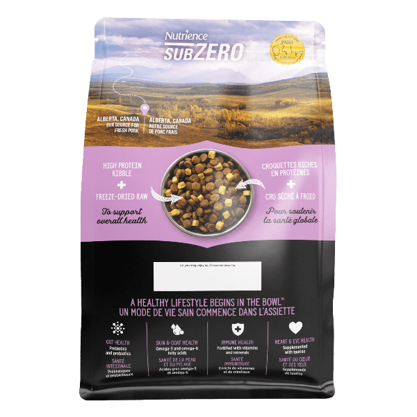 Nutrience SubZero Pork & Apple Limited Ingredient Dry Dog Food - Grain-Free, High-Protein for Sensitive Stomachs - Perfect for Adult Dogs with Allergies or Digestive Issues