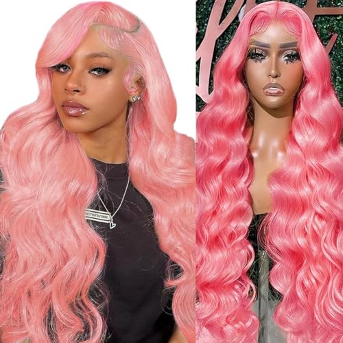 Pink Lace Wig Body
