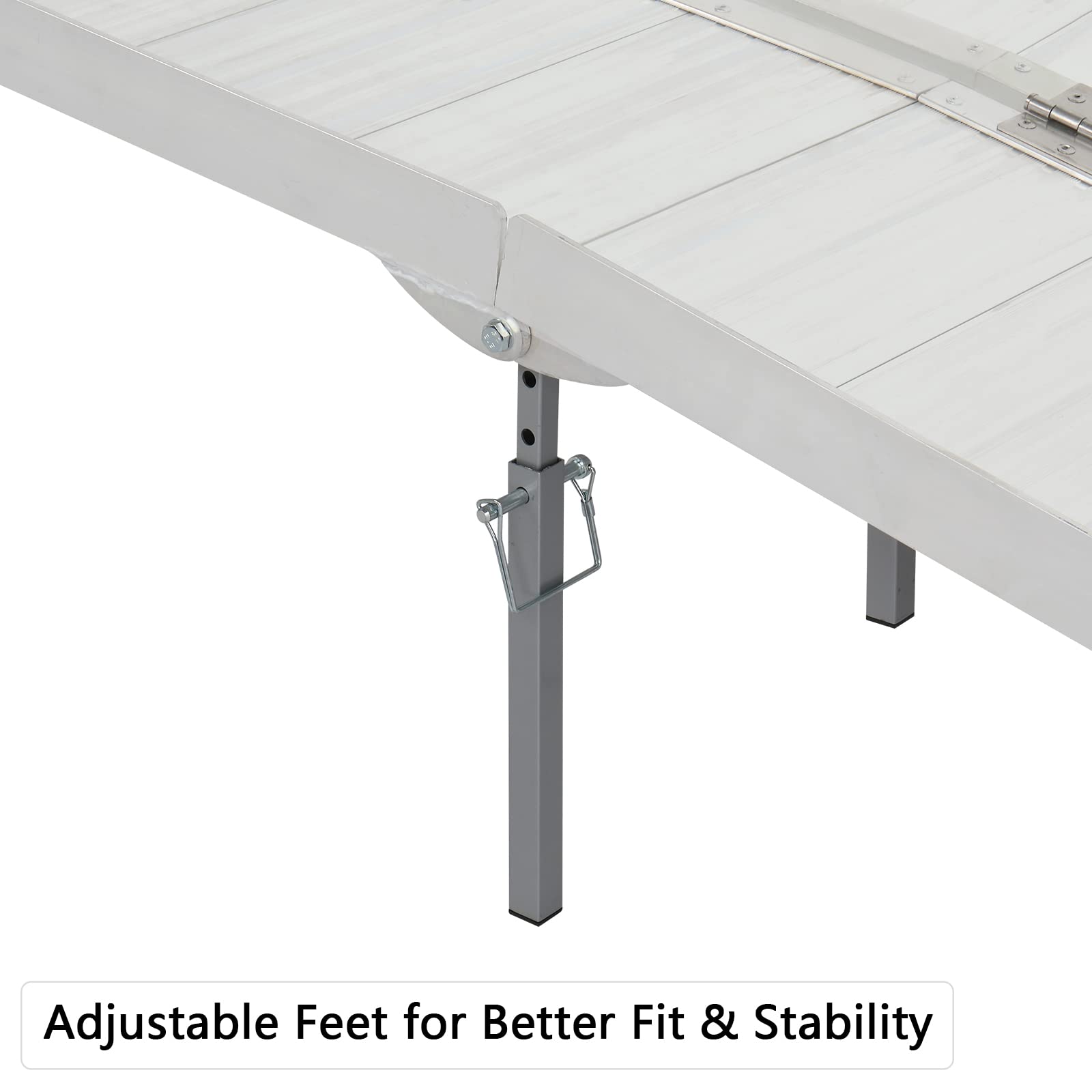 10FT Wheelchair Ramp with Carrying Handle & Adjustable Legs - Non-Slip Foldable 10' Mobility Ramp - 600LB Weight Capacity - Ideal for Home Steps, Stairs, Doorways & Thresholds - Perfect for Seniors, Wheelchair Users & Mobility Assistance